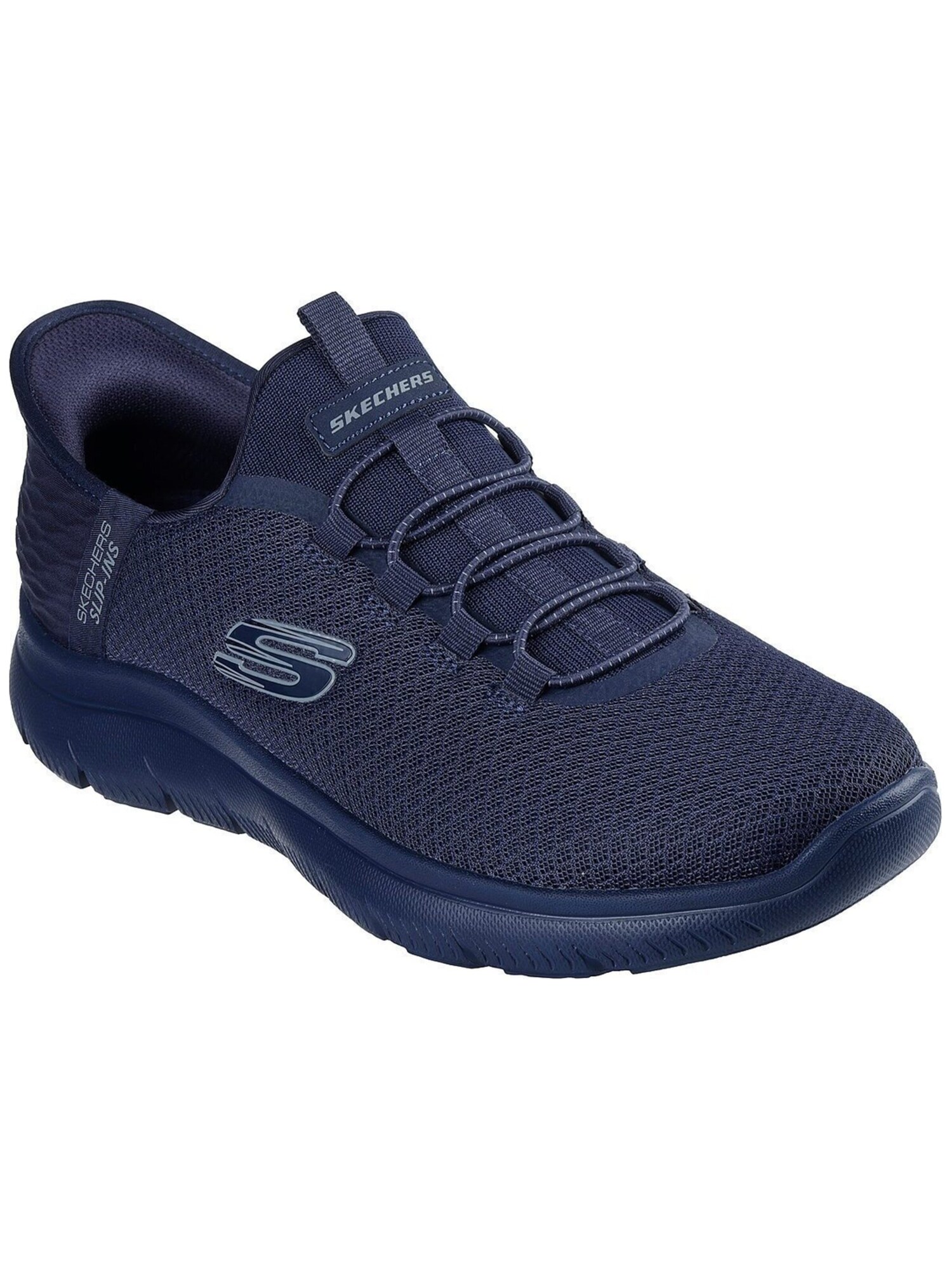 SKECHERS Zapatillas sin cordones  azul oscuro