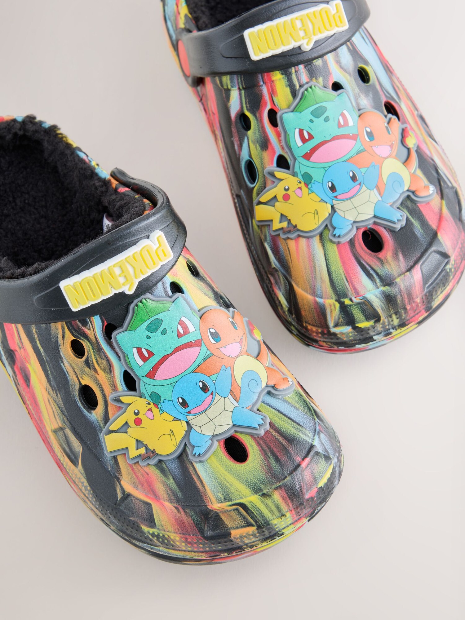 Next Zapatos abiertos 'Pokemon' aqua / amarillo / gris basalto / coral – imagen 3