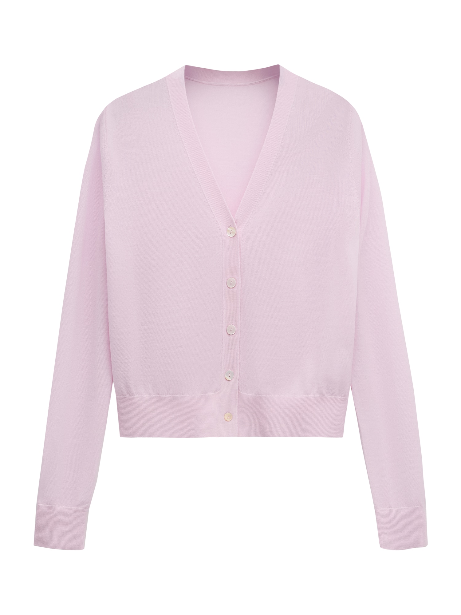 MANGO Geacă tricotată Lorito  roz