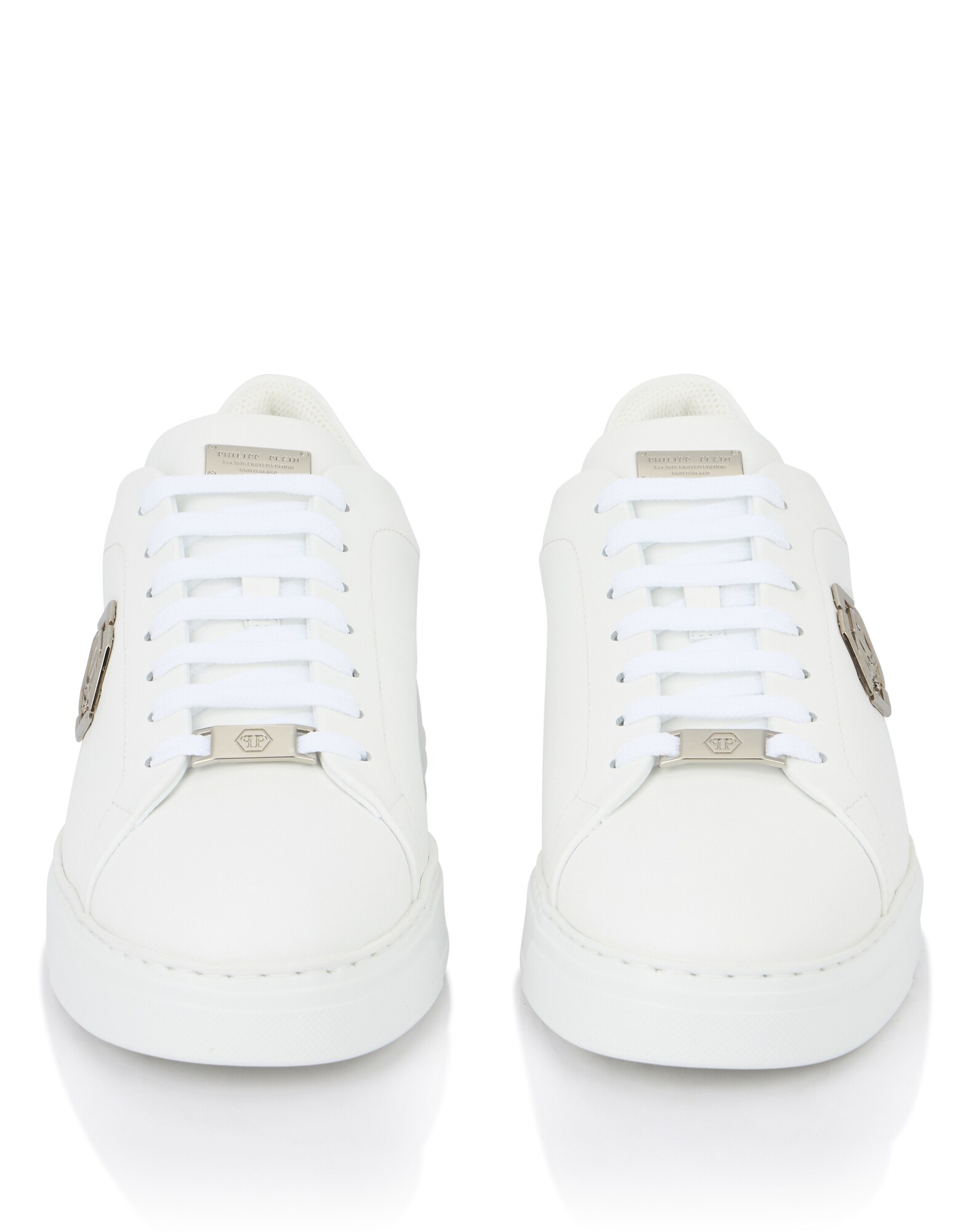 Philipp Plein Zapatillas deportivas bajas 'Hexagon'  plata / blanco – imagen 4