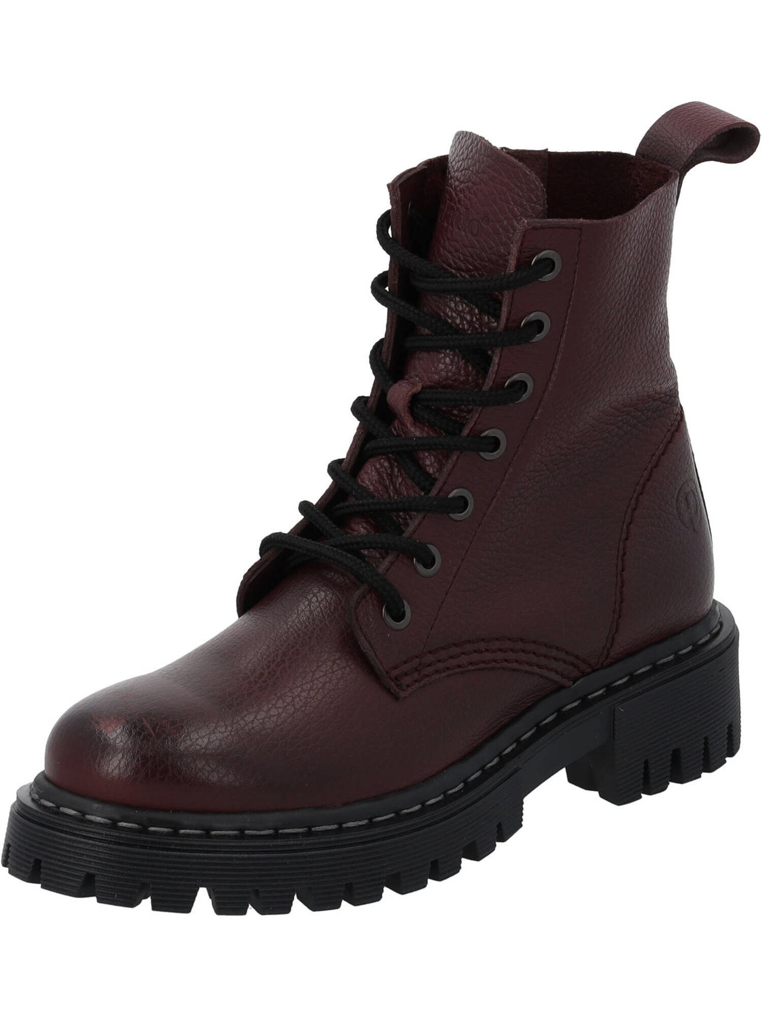 Palado Cizme cu șireturi Pheara  roșu vin / negru