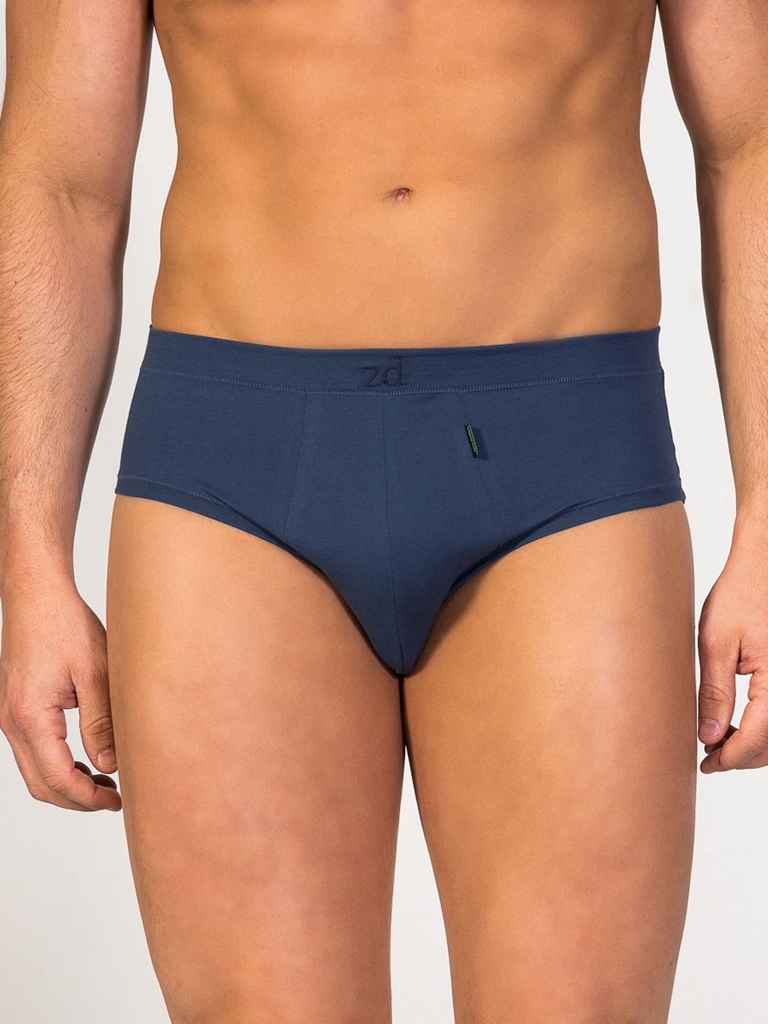 zd ZERO DEFECTS Braga 'Mini Egyptian cotton'  azul oscuro