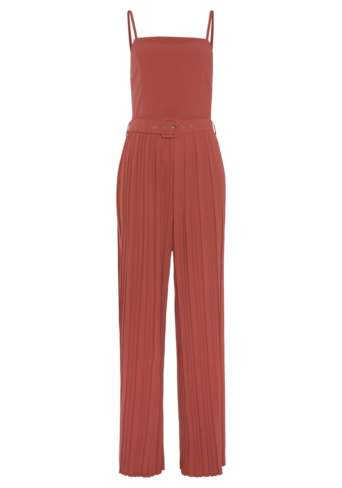 LASCANA Jumpsuit Damen Größe XL rostrot