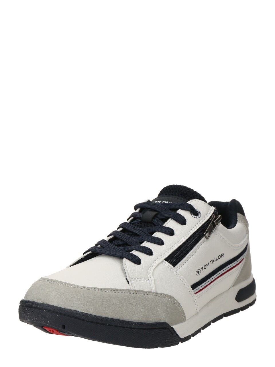 Låg sneaker ljusgrå / svart
