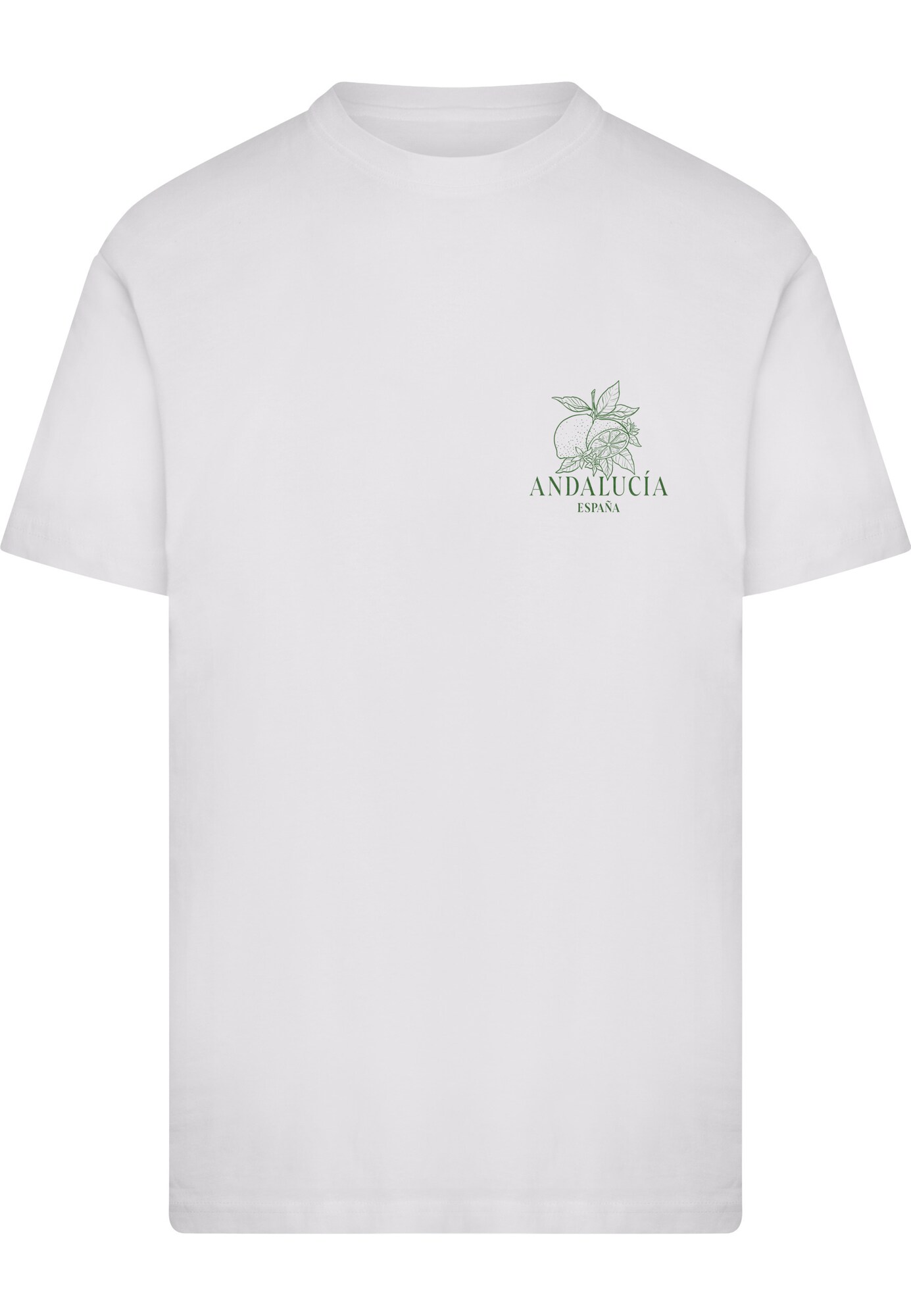 Mister Tee Tricou Andalucia Espana Limon Fresco verde închis / alb