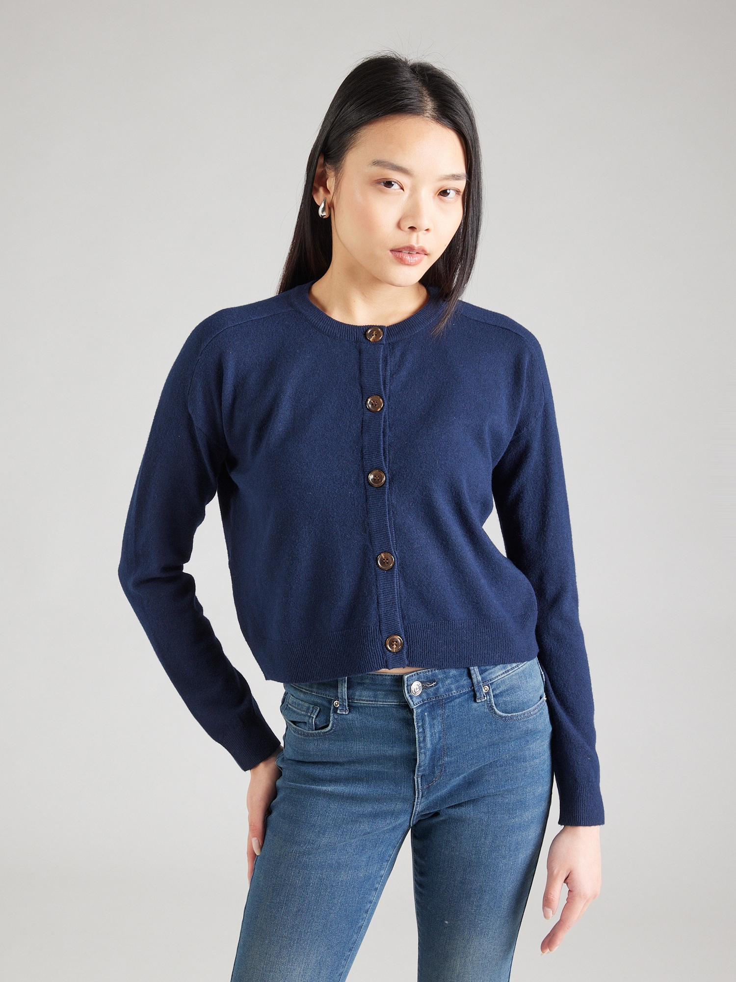VERO MODA Kardigán 'VMFANTASTIC'  tengerészkék termék 2. képe
