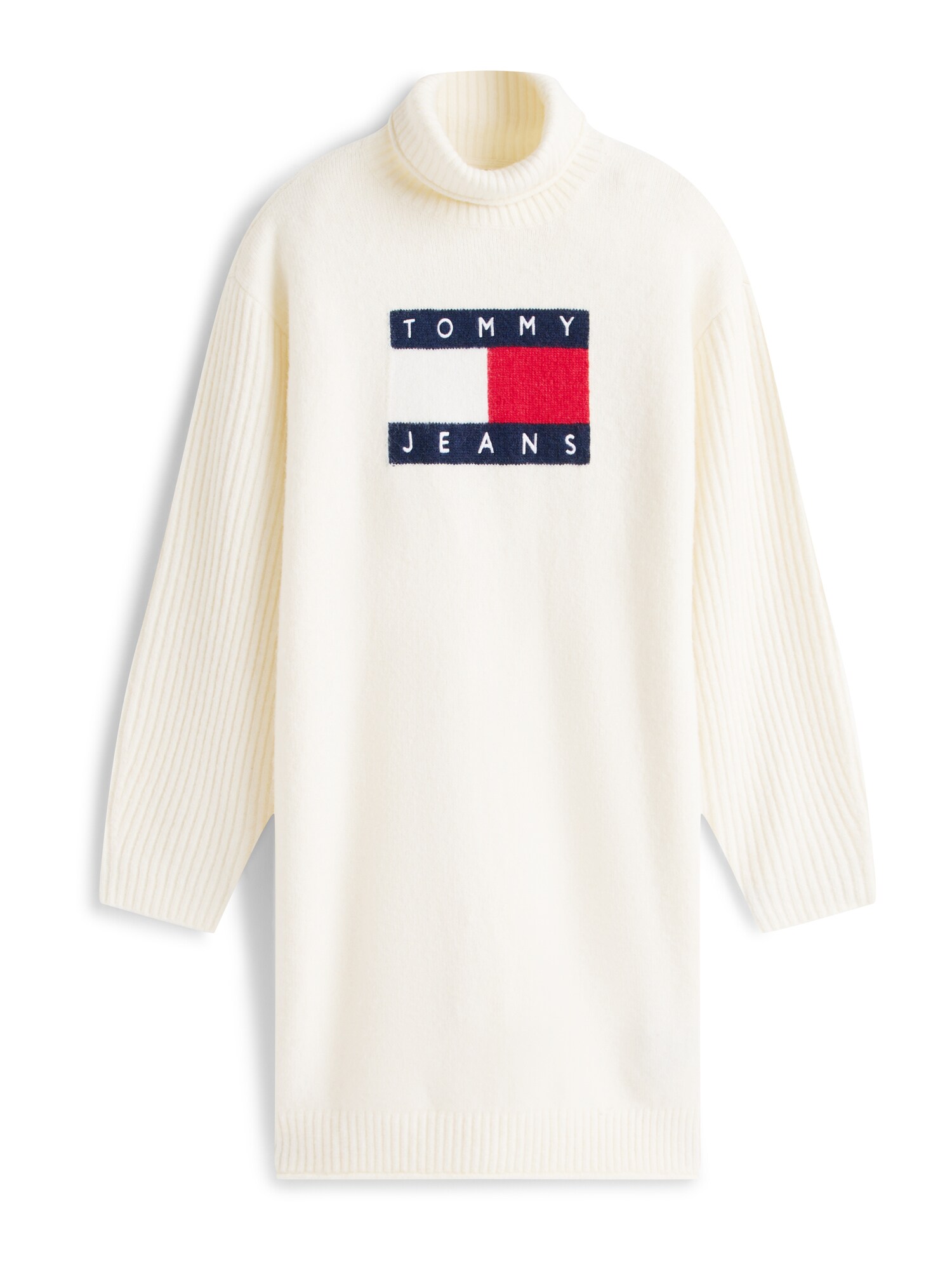 Tommy Jeans Rochie tricotat  bleumarin / roșu / alb