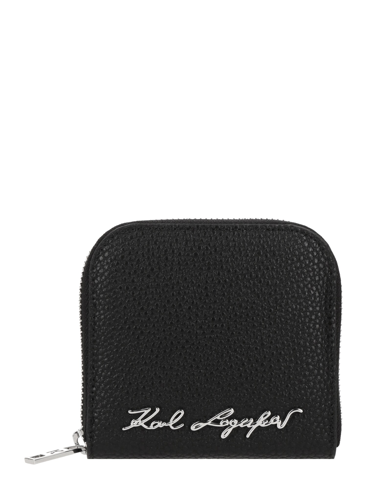 Karl Lagerfeld Portofel  negru / argintiu