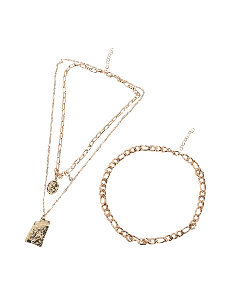 SOHI Kette Damen Größe Onesize gold