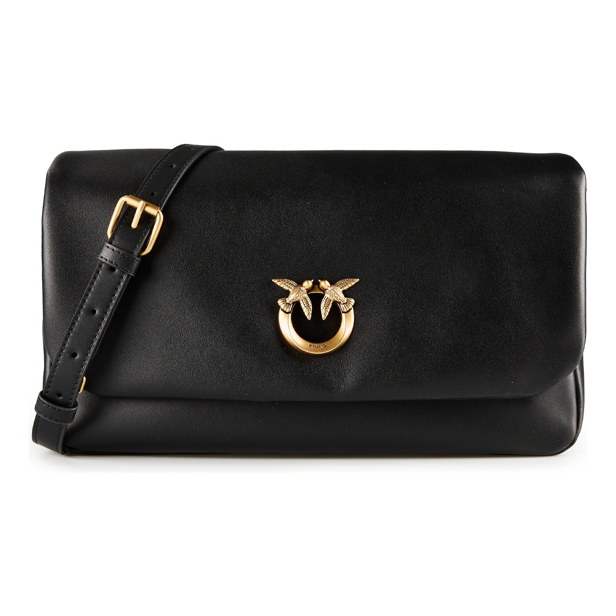 Pinko Schoudertas 'Click Soft Classic' Zwart