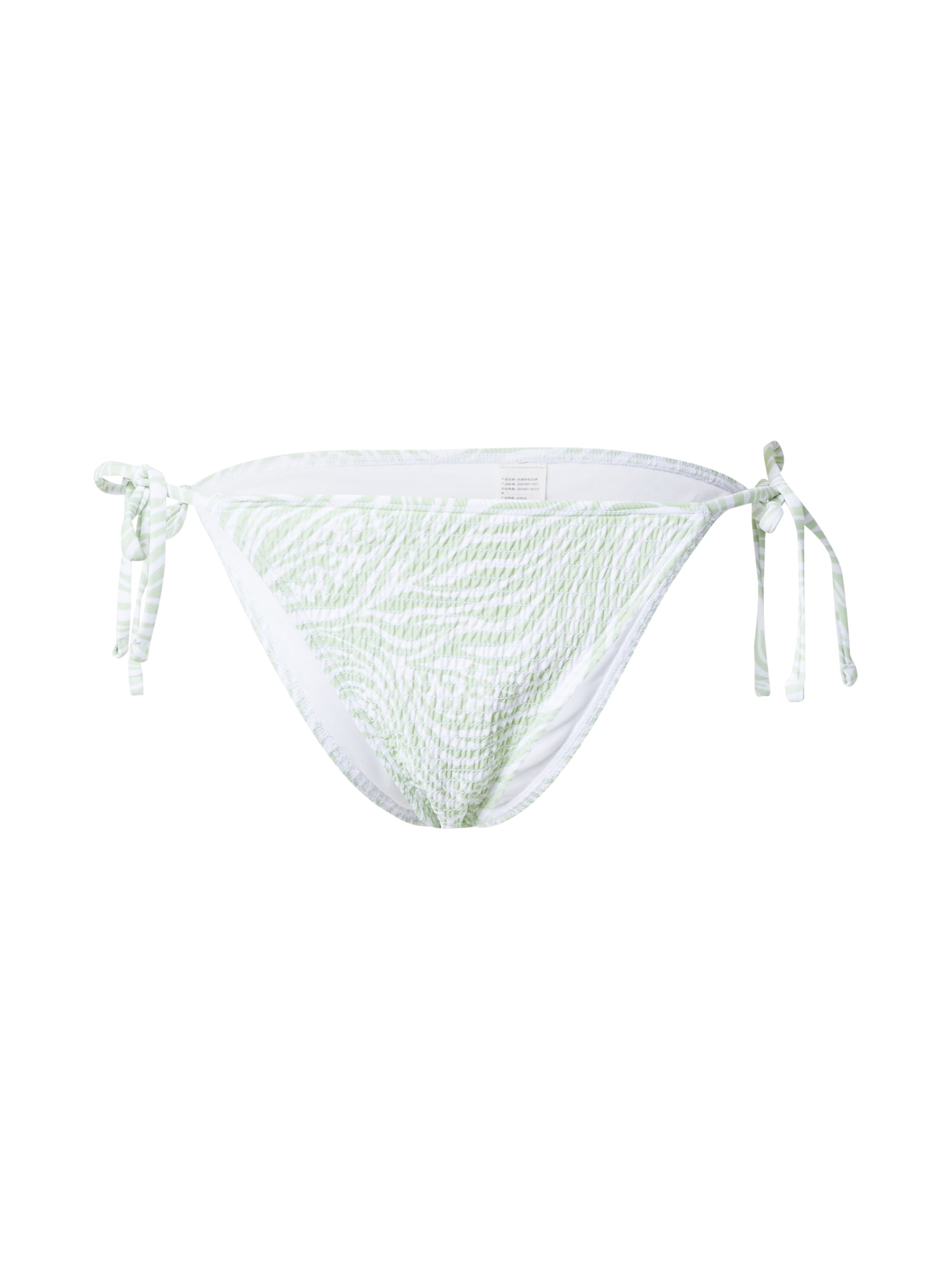 HOLLISTER Bikinio kelnaitės 'MAY' pastelinė žalia / balta