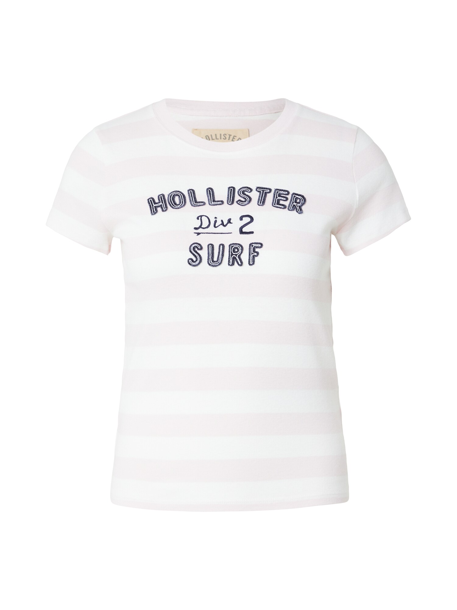 HOLLISTER Tričko  ružová / čierna / biela