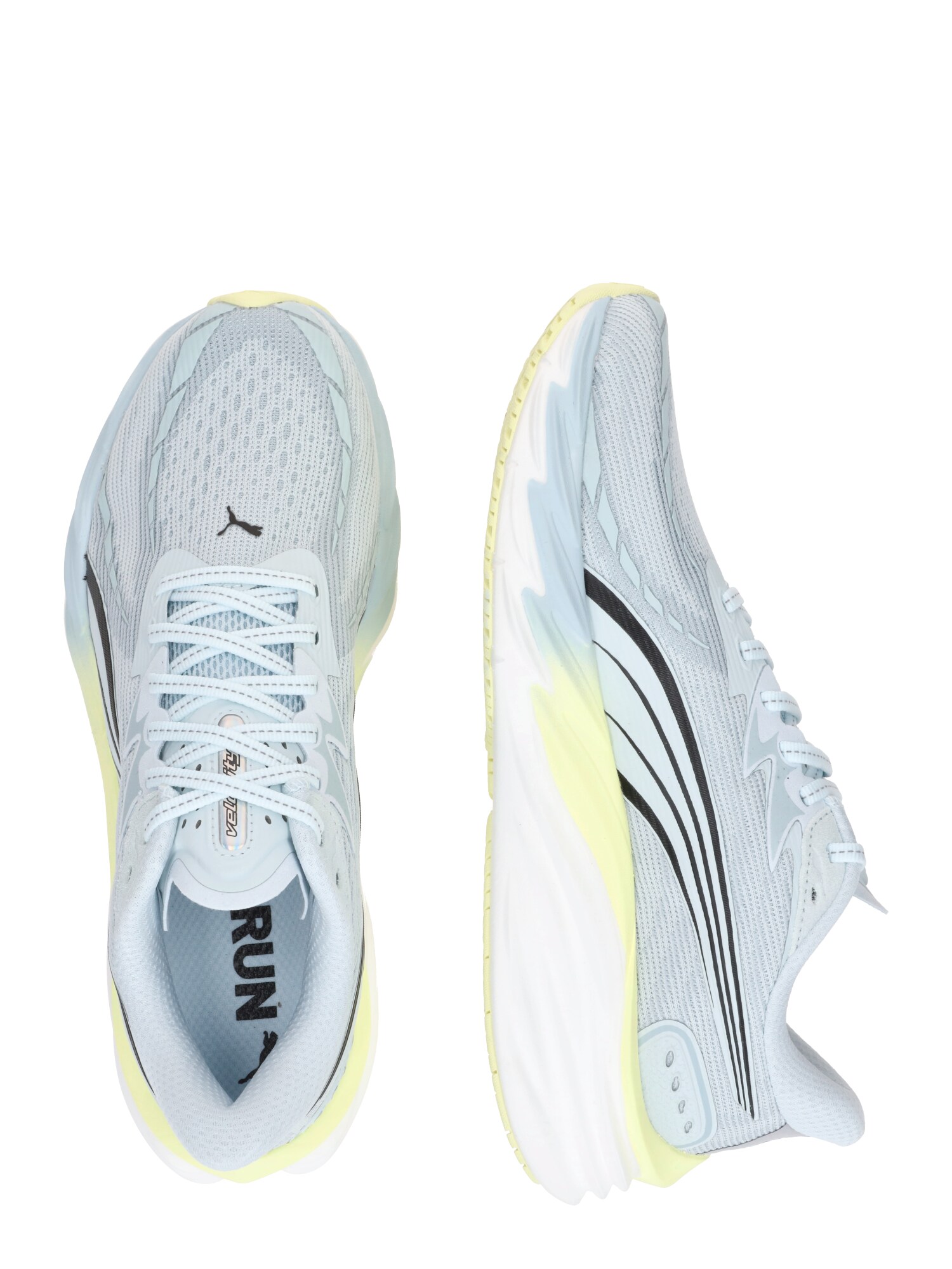 PUMA Futócipők 'Velocity Nitro™ 4'  pasztellkék / világos sárga / fekete termék 2. képe