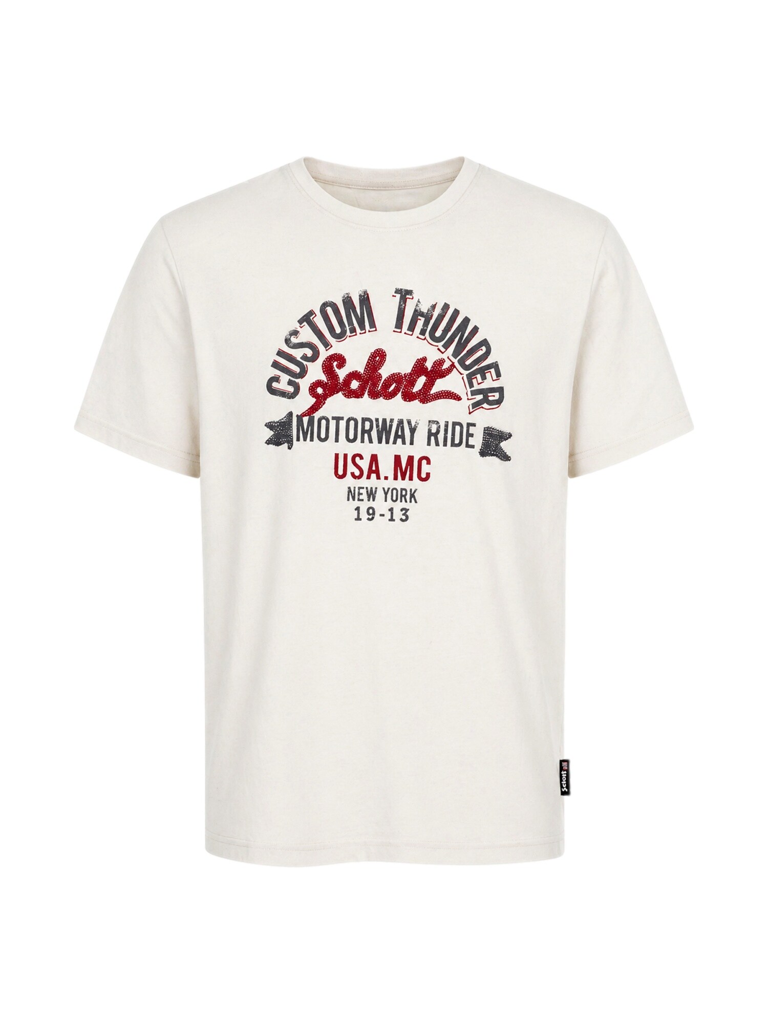 Schott NYC Tricou mai multe culori / alb