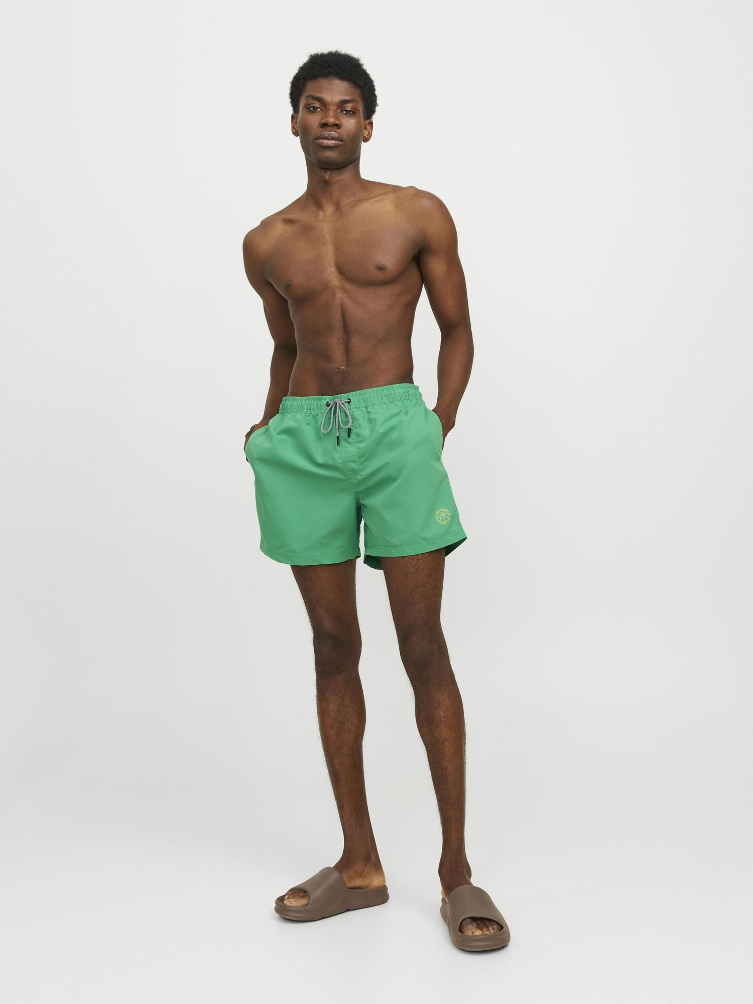 JACK & JONES Plavecké šortky 'Fiji' zelená (obrázok 5)