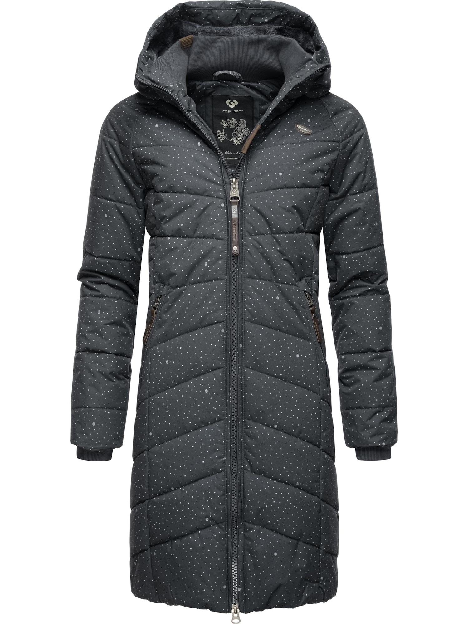 Ragwear Palton de iarnă Dizzie  gri deschis / gri închis