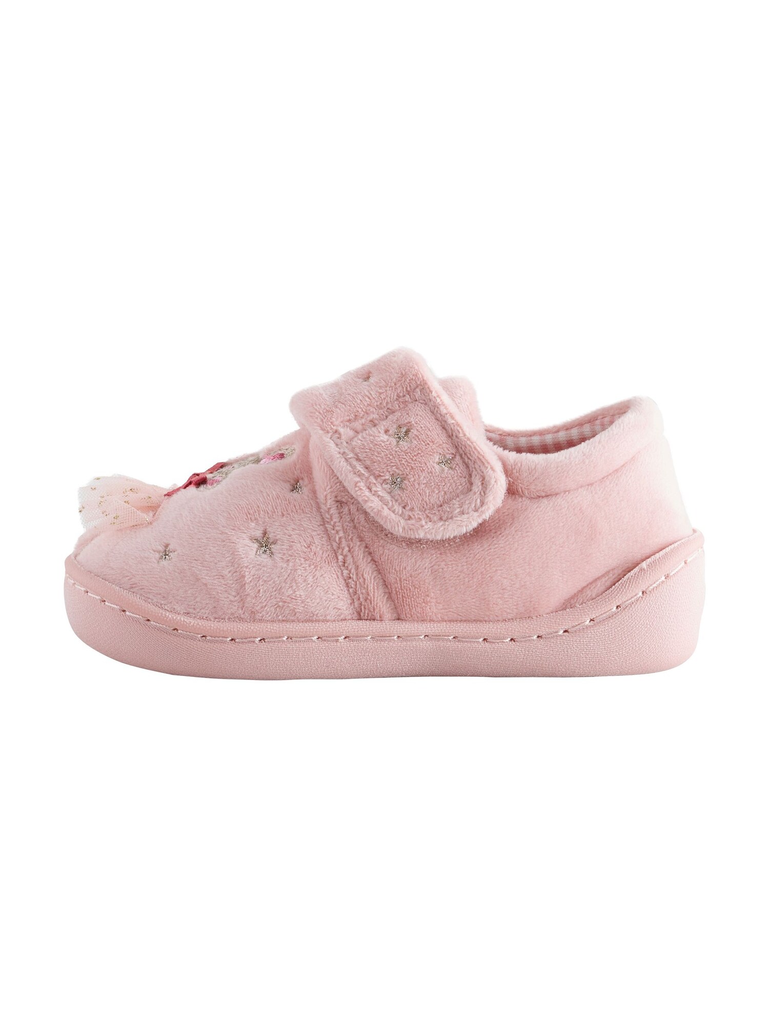 Next Papuci de casă maro deschis / fucsia / roz deschis