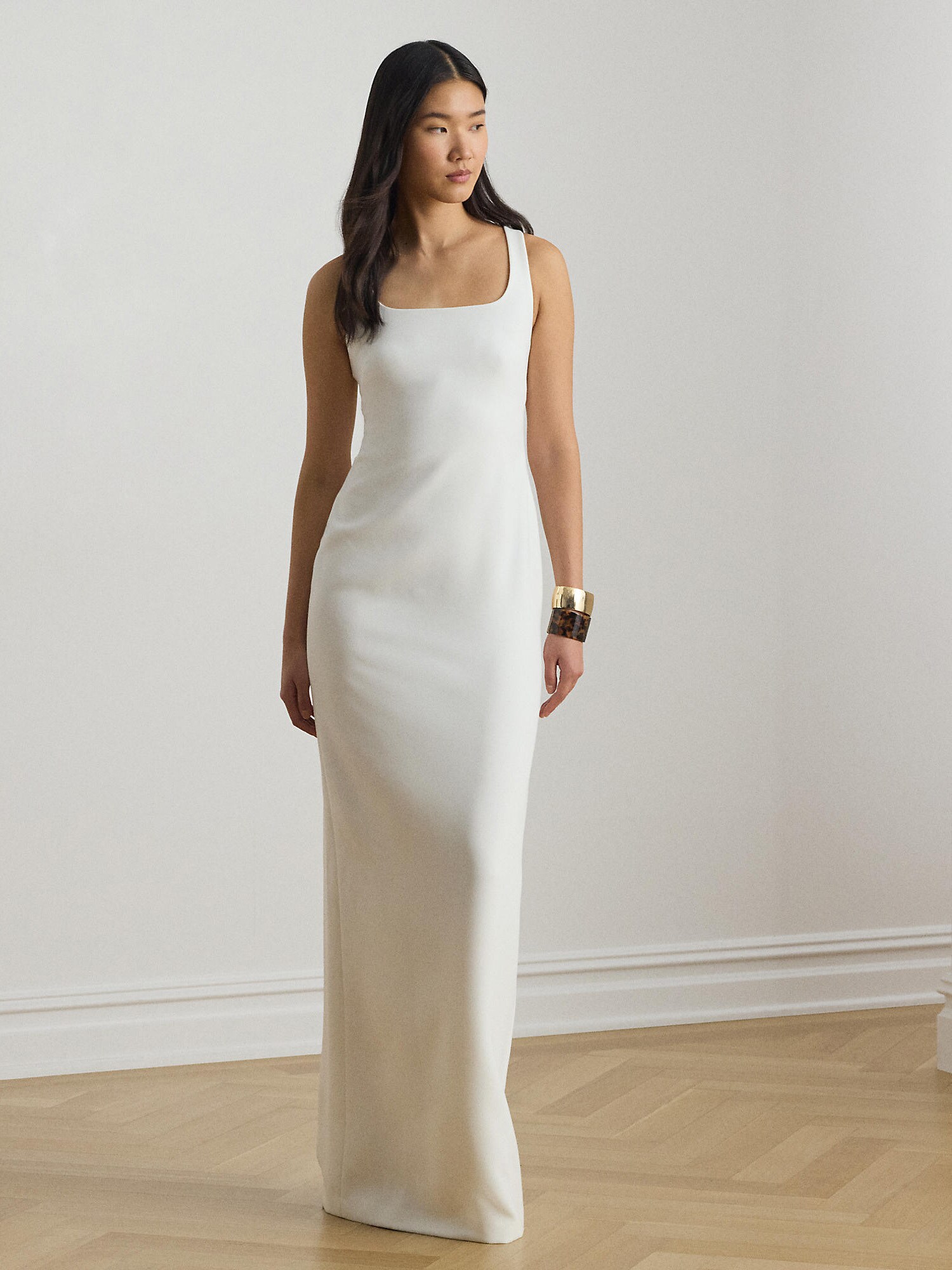 Lauren Ralph Lauren Vestido de noche blanco – imagen 2