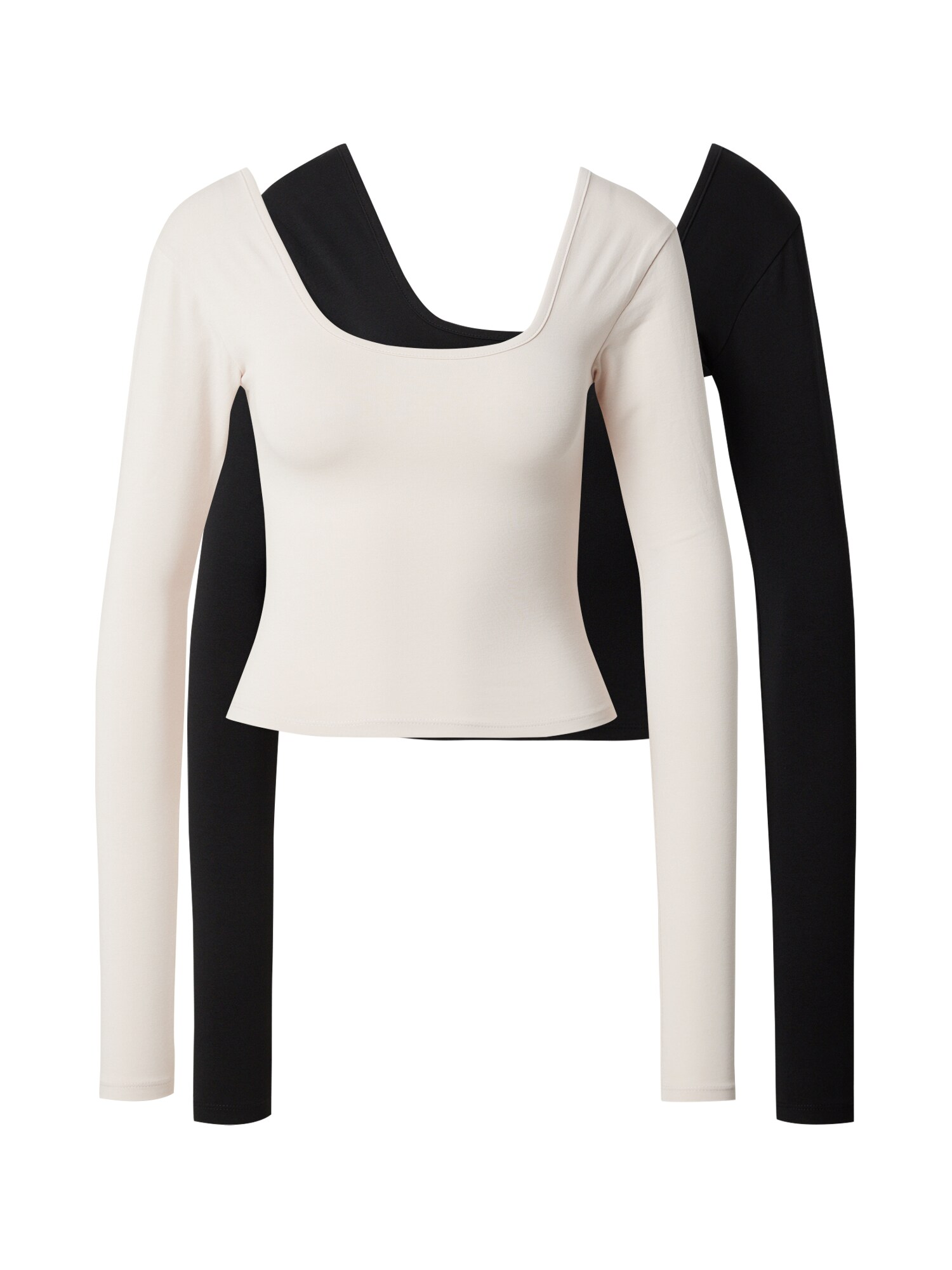 STUDIO SELECT Tricou  bej deschis / negru