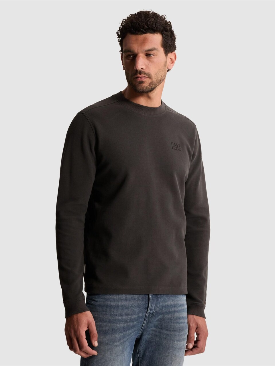 T-shirt 'Regular fit T-shirt with long sleeves'