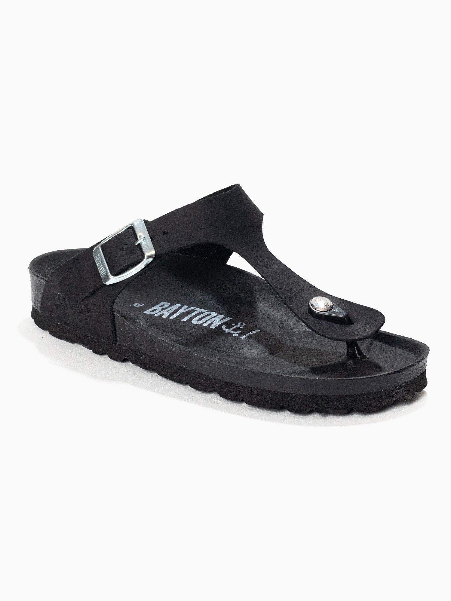 Bayton Teenslipper 'MERCURE' zwart