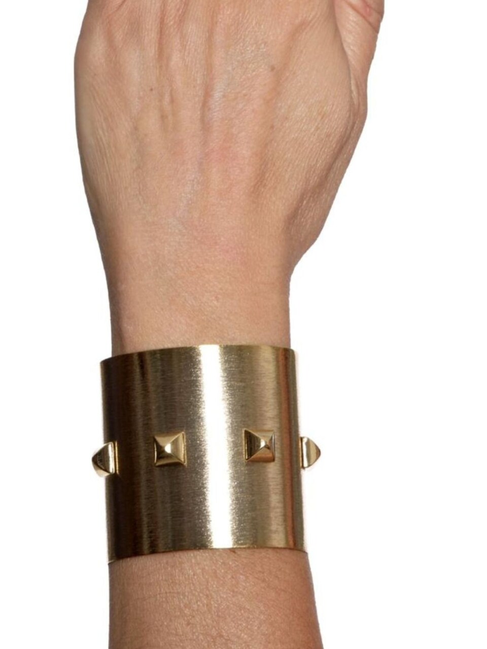 Armband 'Nyx Noir bracciale color oro con le borchie'