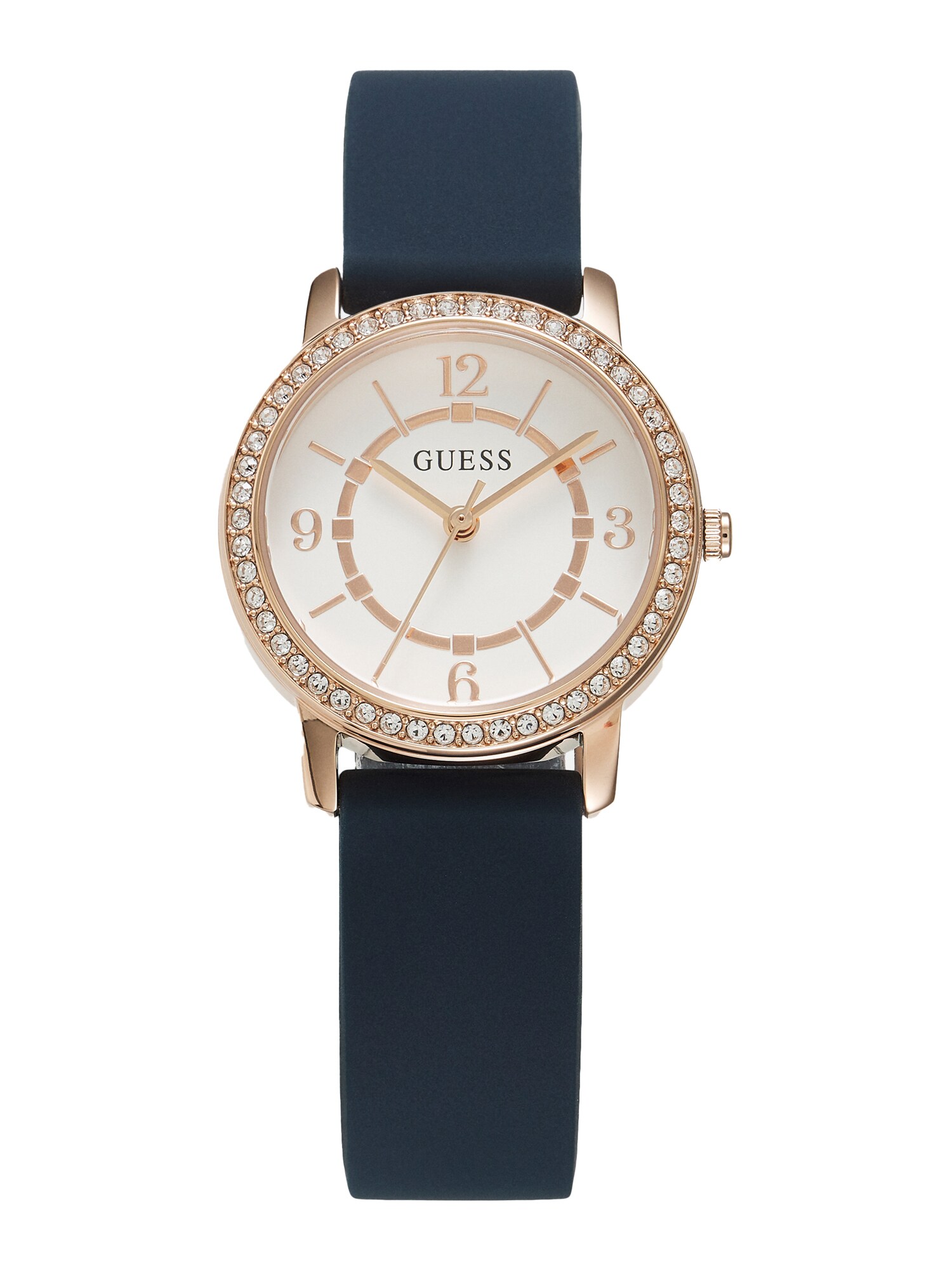 GUESS Ceas analogic Melody  albastru / auriu