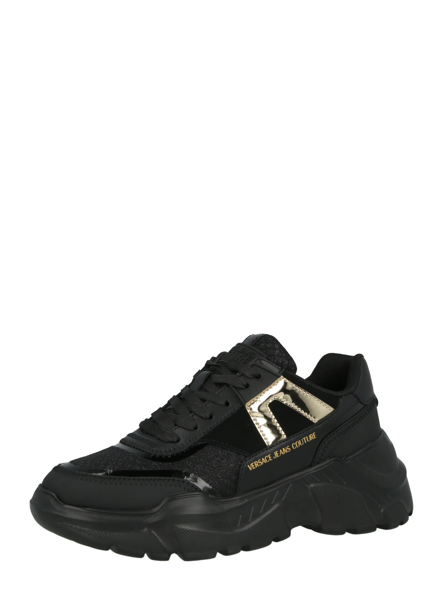Versace Jeans Couture Niske tenisice 'FONDO SPEEDTRACK DIS. SC4'  zlatna / crna
