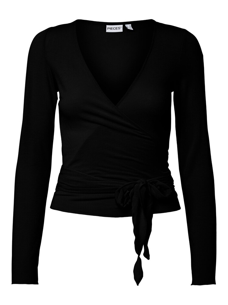 PIECES Shirt 'PCRoya' Damen Größe M schwarz