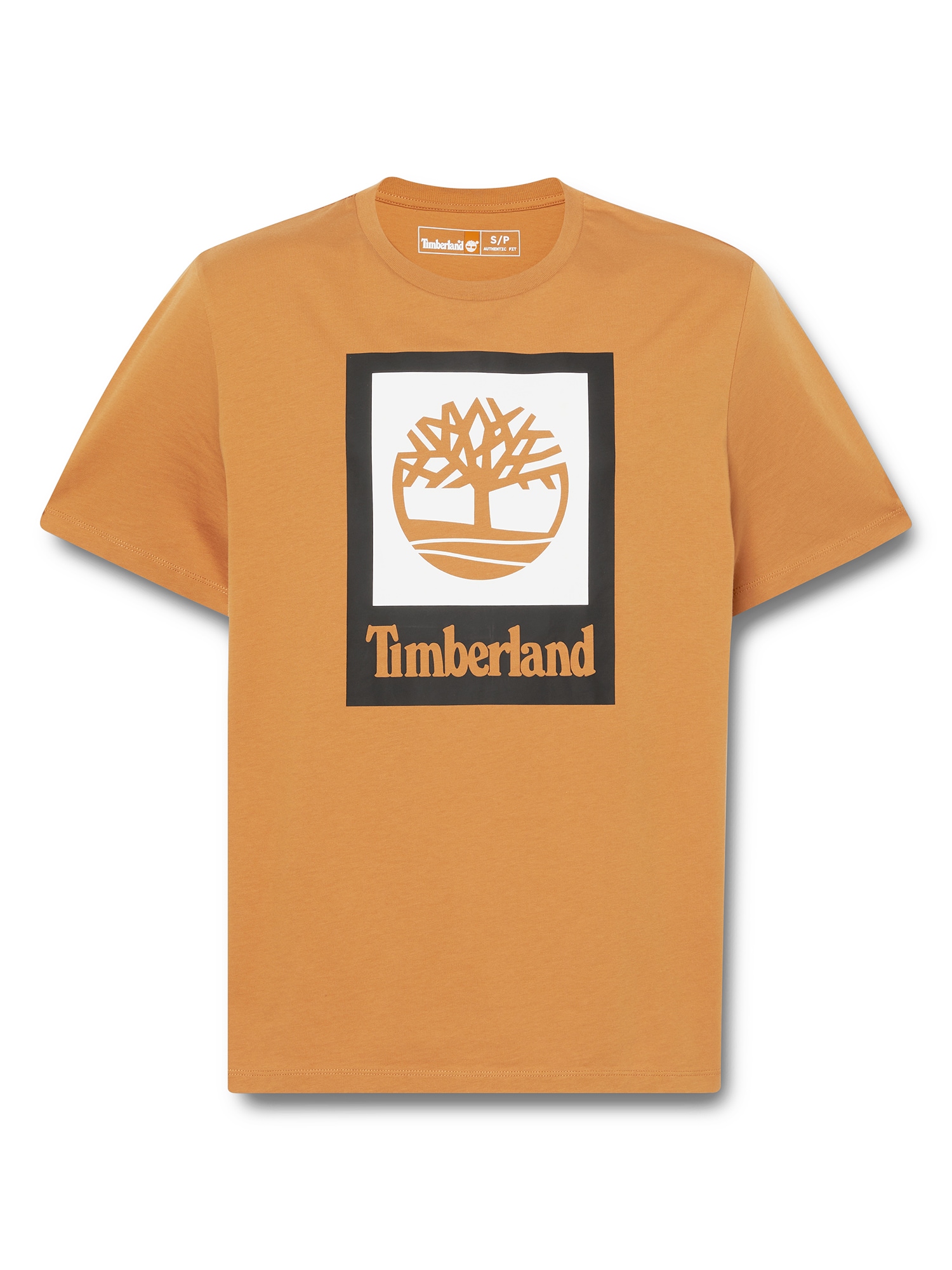 TIMBERLAND Póló  világosbarna / fekete / fehér akciós termékkép 1
