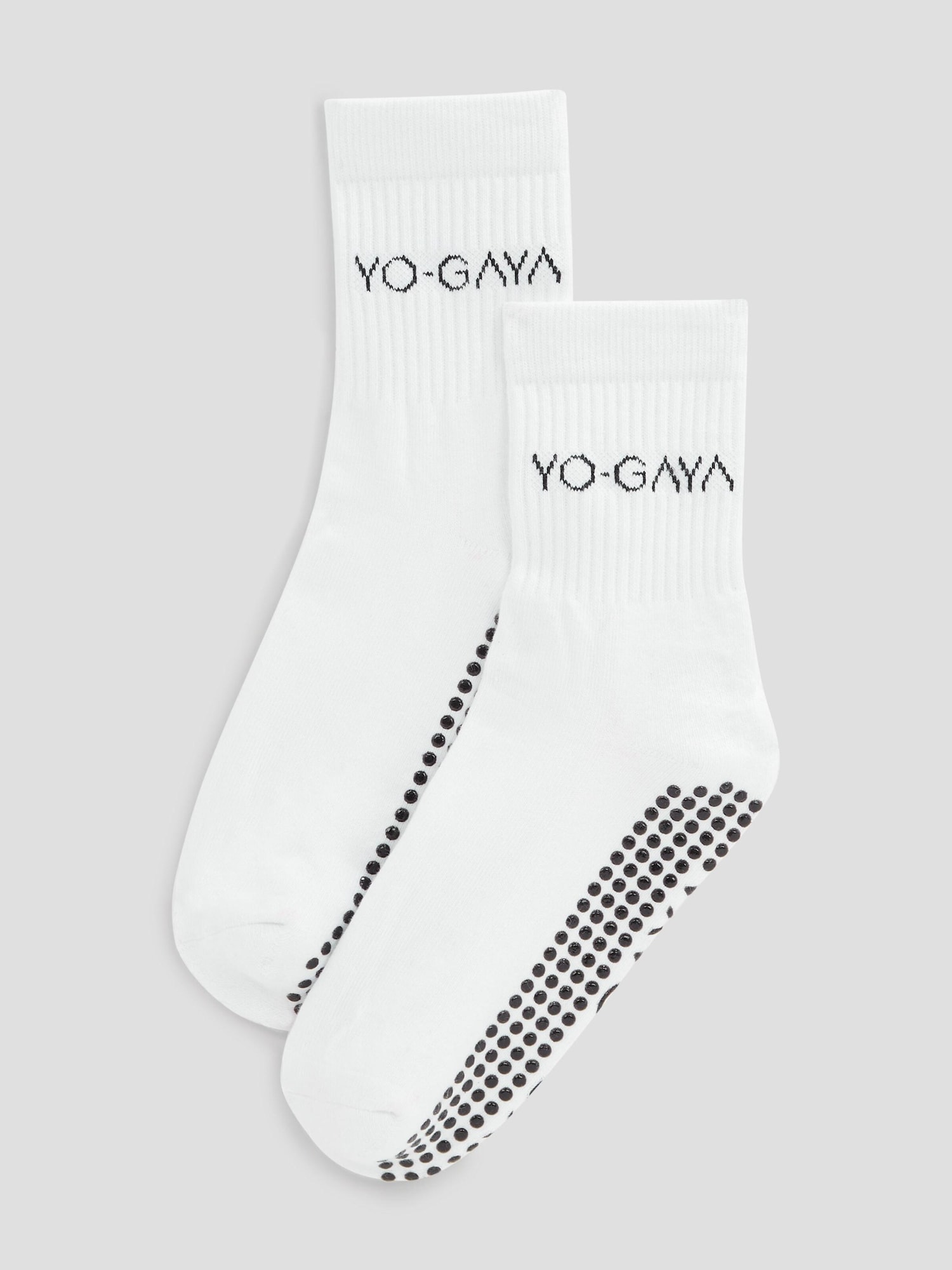 YO-GAYA Sportske čarape 'Socks - Pilates' bijela