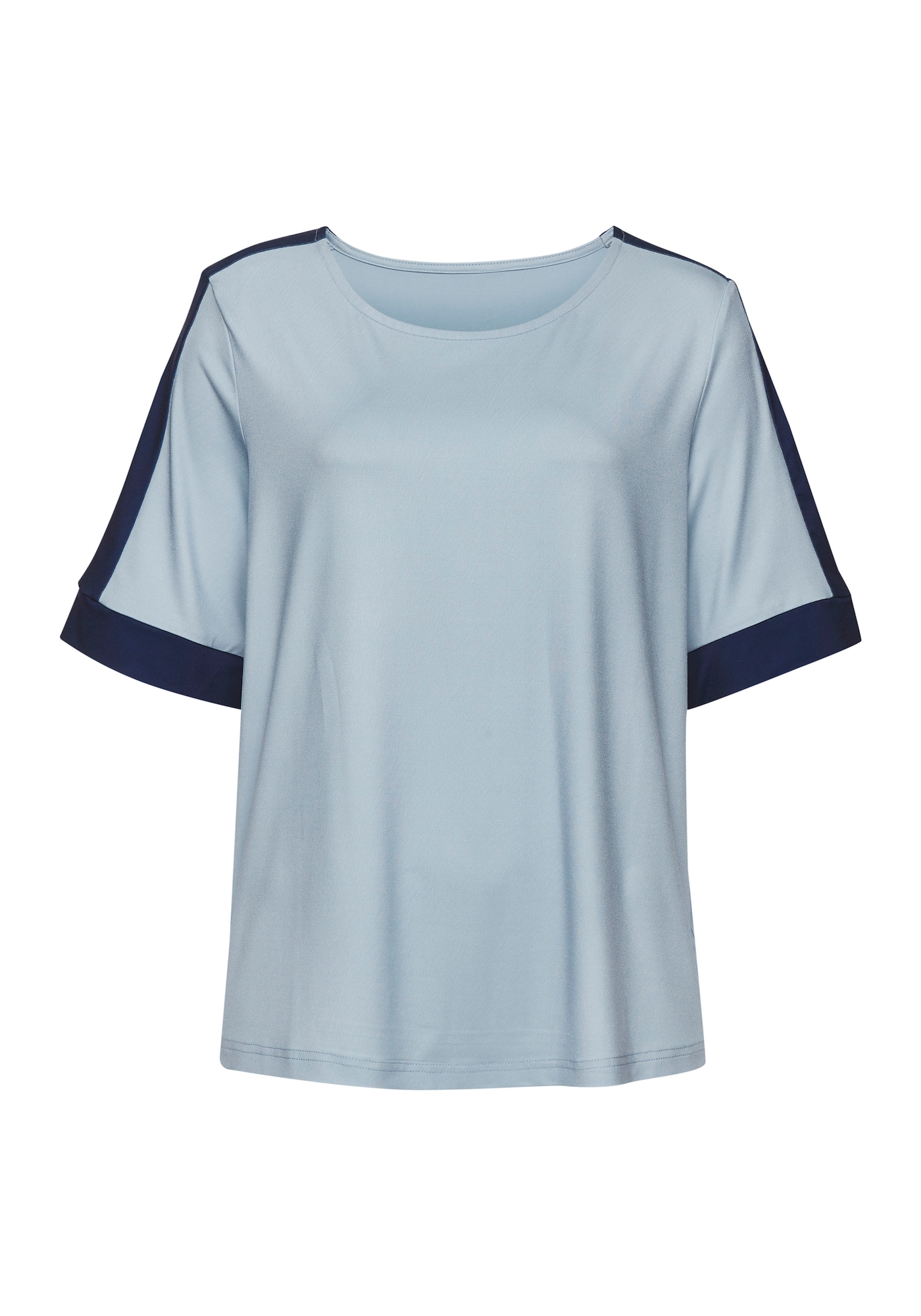 VIVANCE Tricou  albastru marin / albastru deschis