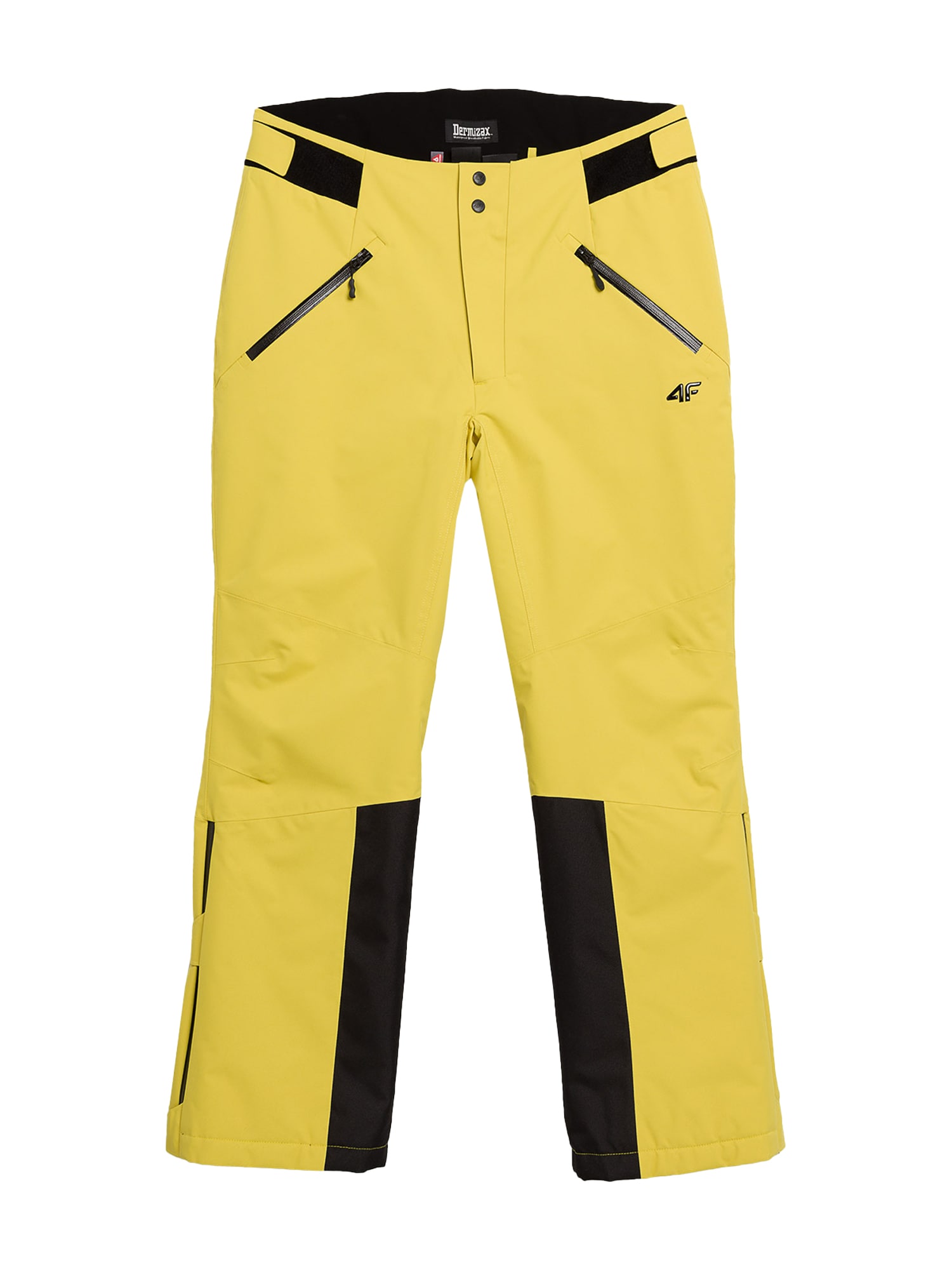 4F Outdoor hlače  rumena / črna