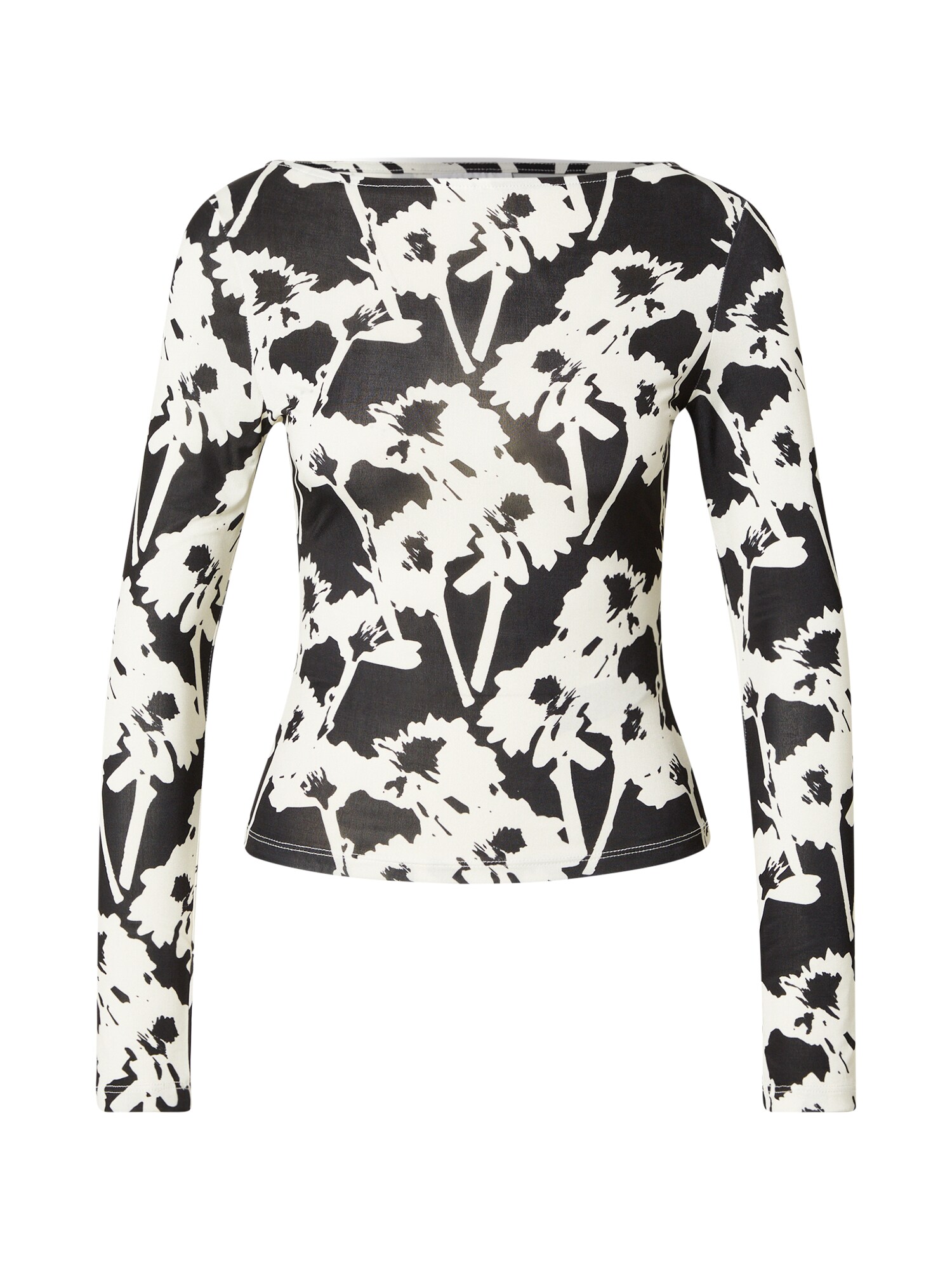 TOPSHOP Tričko čierna / biela