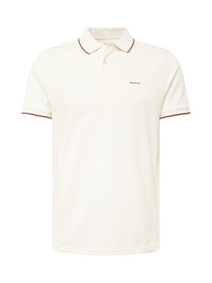 Gant Shirt ‘RUGGER’ Crème / Rood