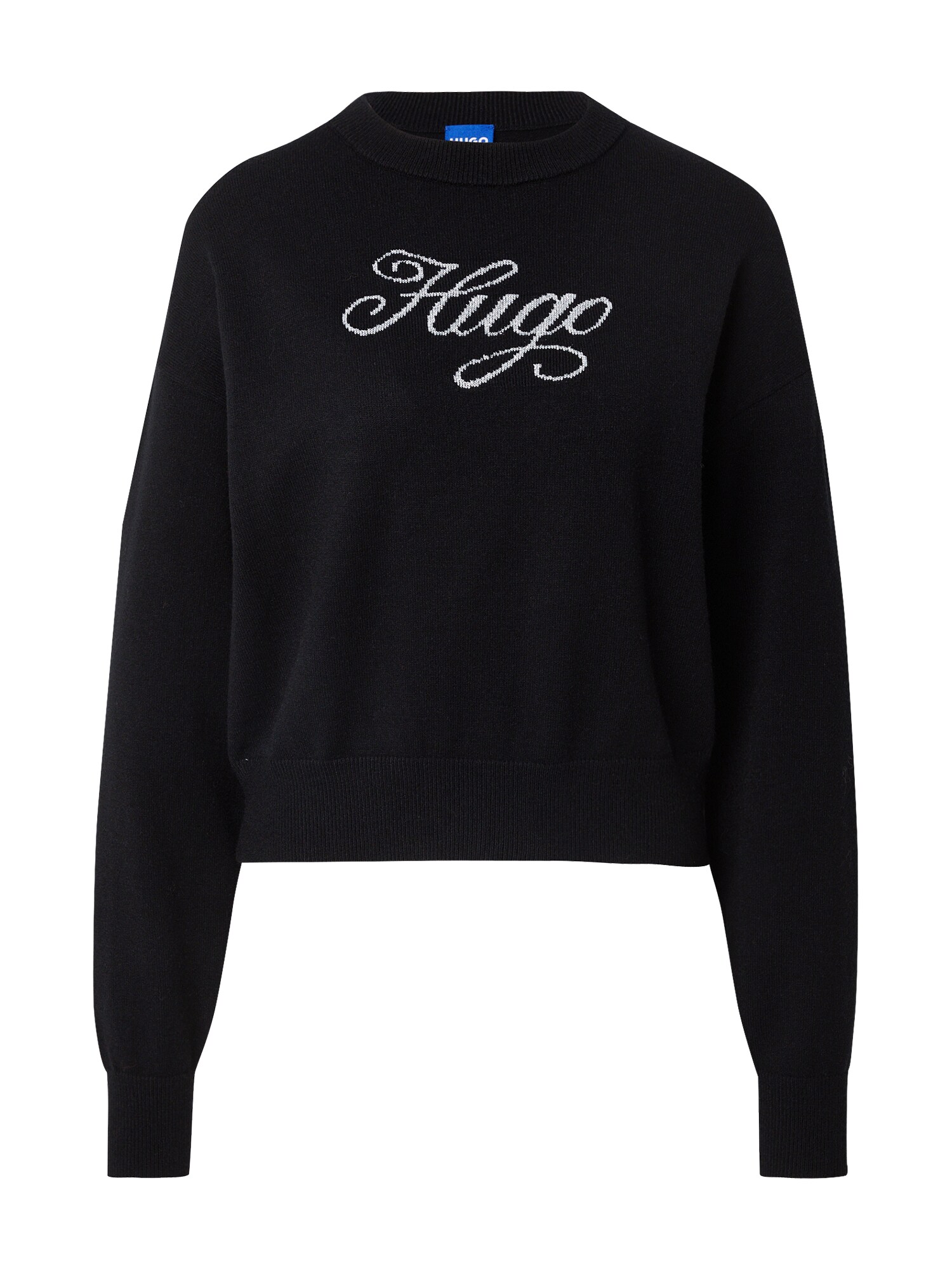 HUGO Pulover Slogix  bej deschis / negru
