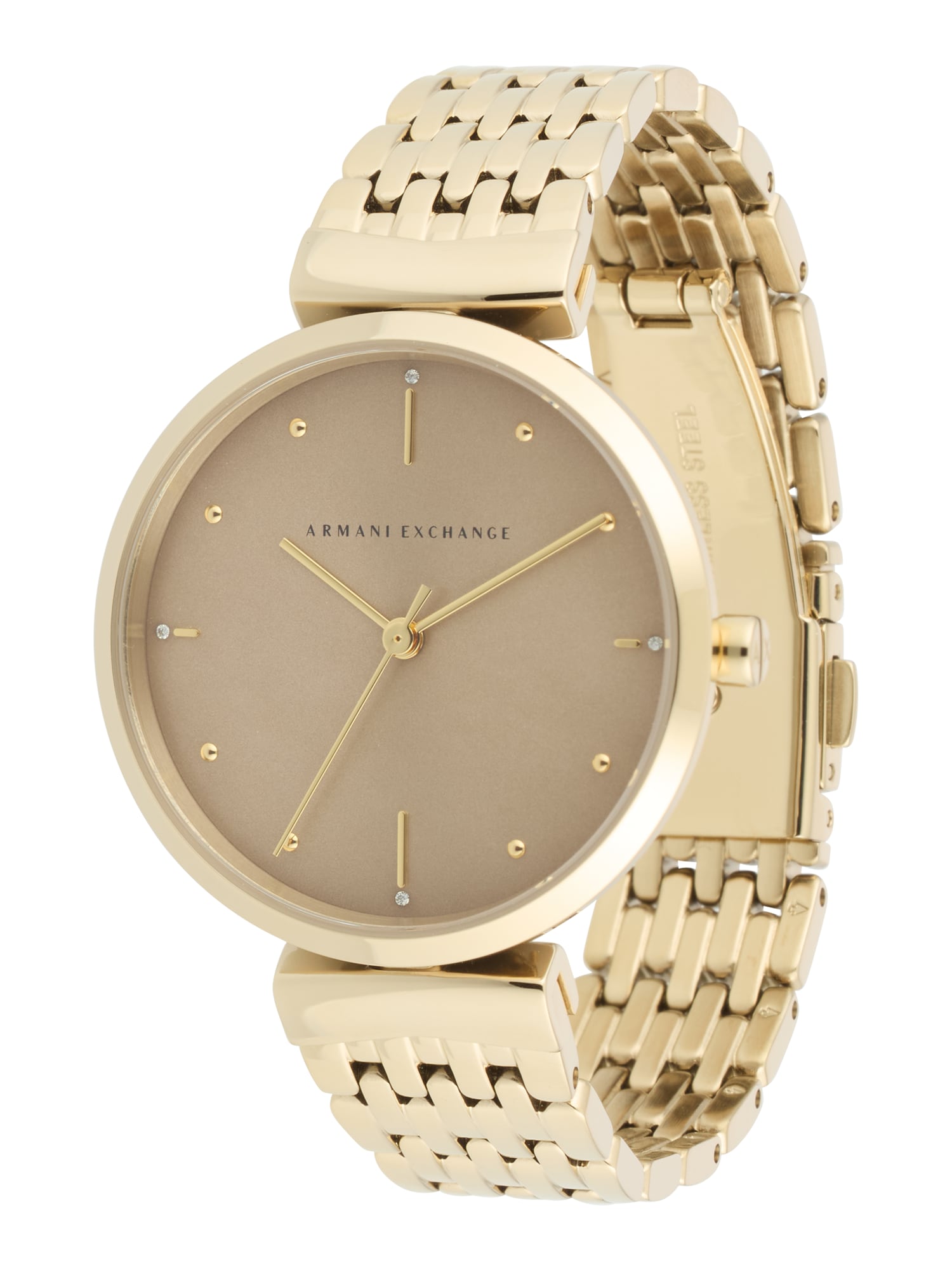 ARMANI EXCHANGE Analógové hodinky  zlatá