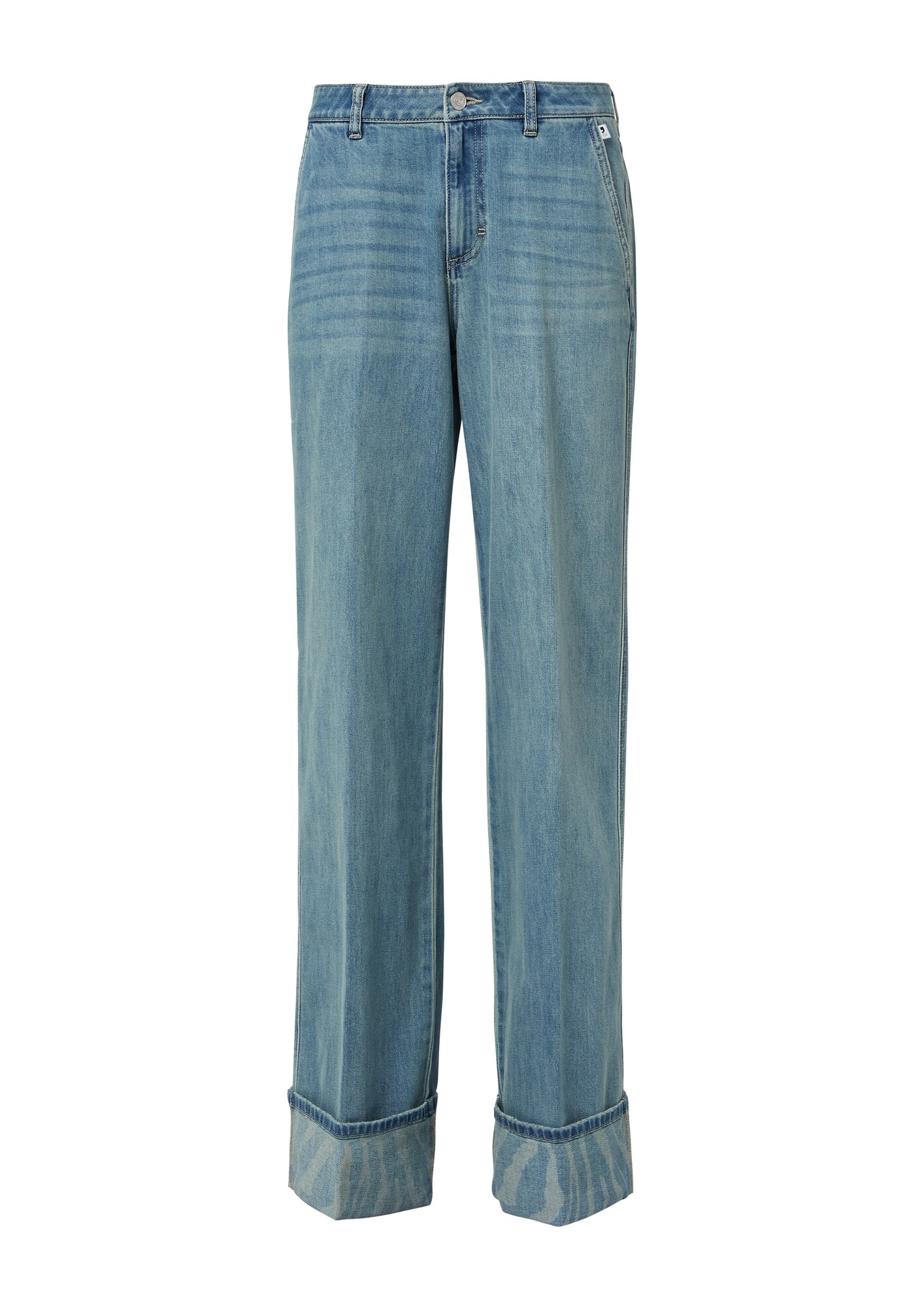 comma casual identity Džínsy  modrá denim