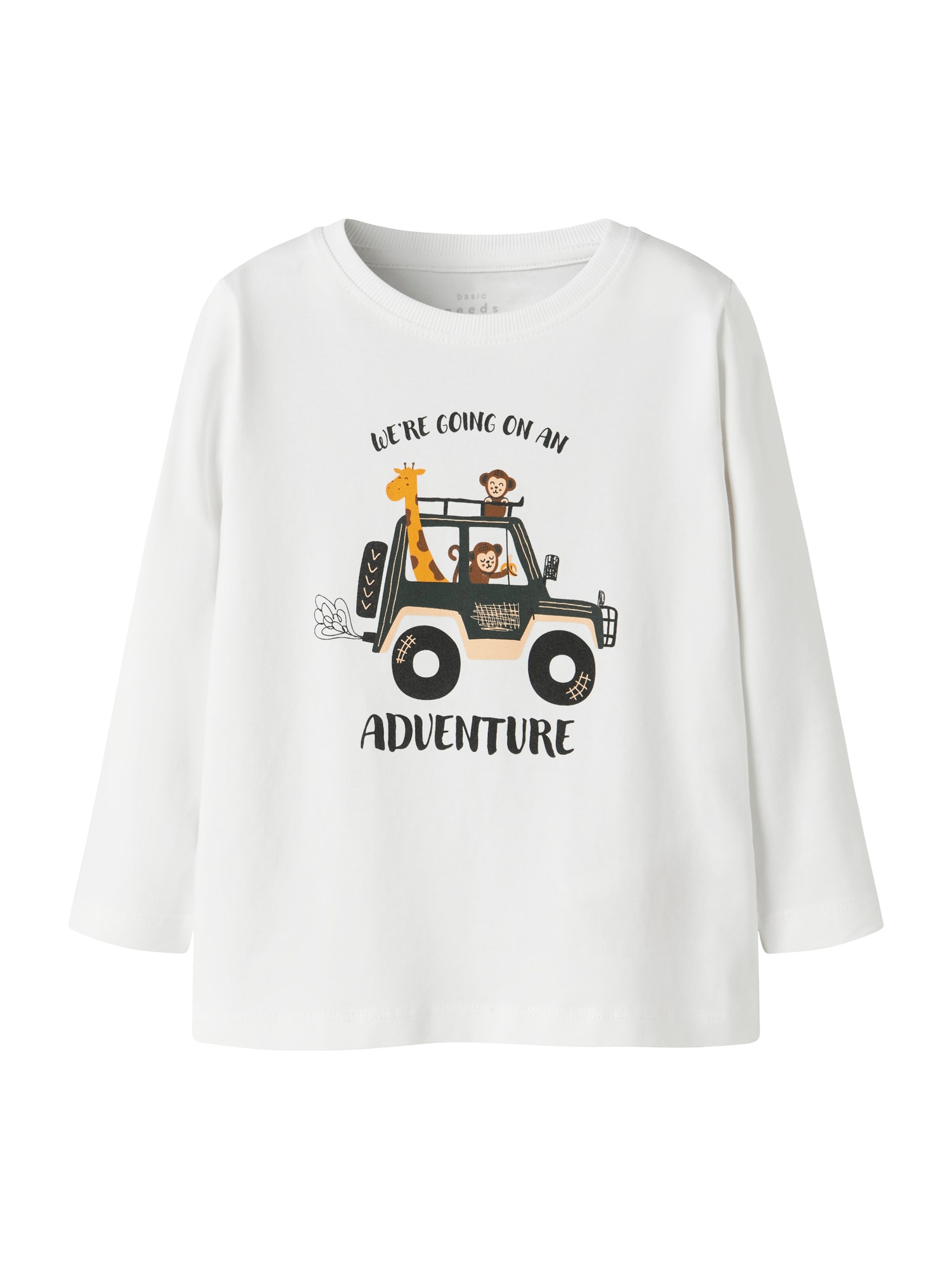 NAME IT Tricou NMMVUX  maro / portocaliu deschis / negru / alb