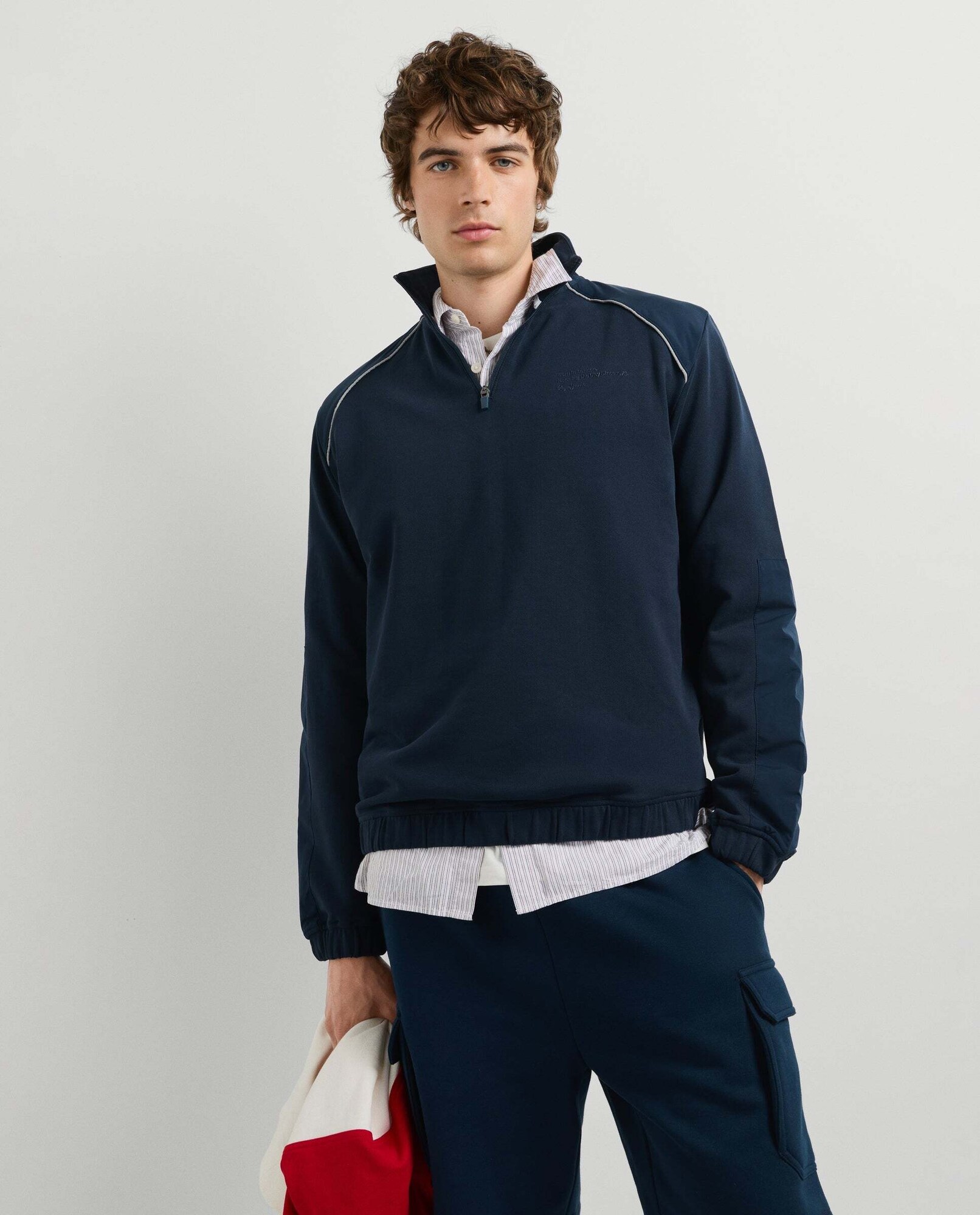 Pepe Jeans Sudadera Con Media Cremallera Pjl73 Act – imagen 2