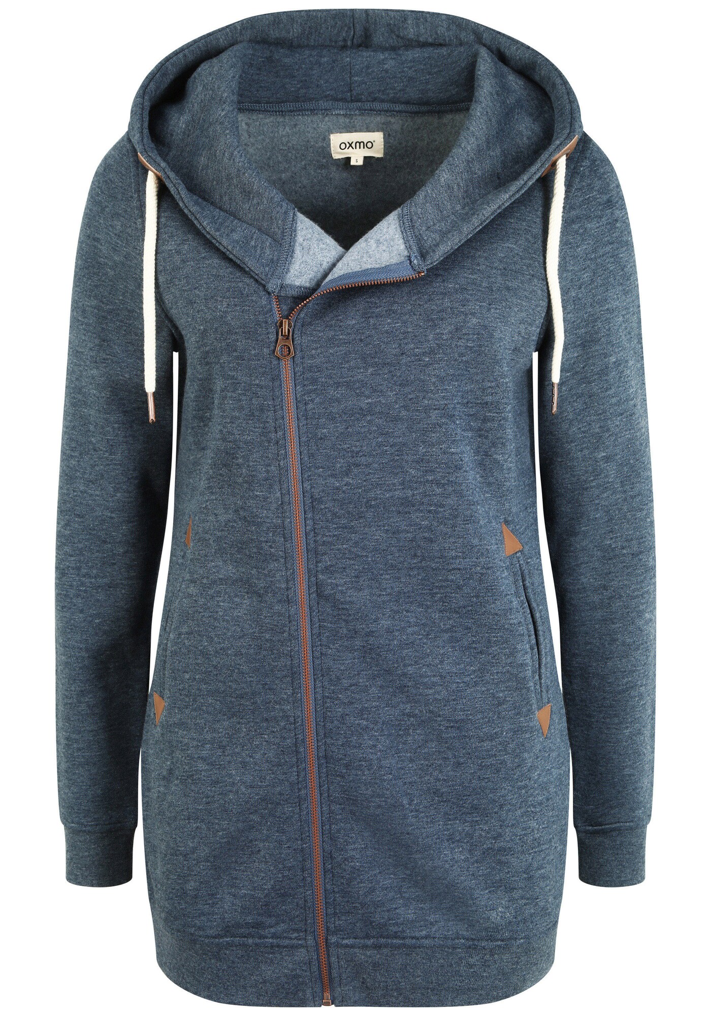 Sudadera con cremallera 'Vicky Zip Hood Long'