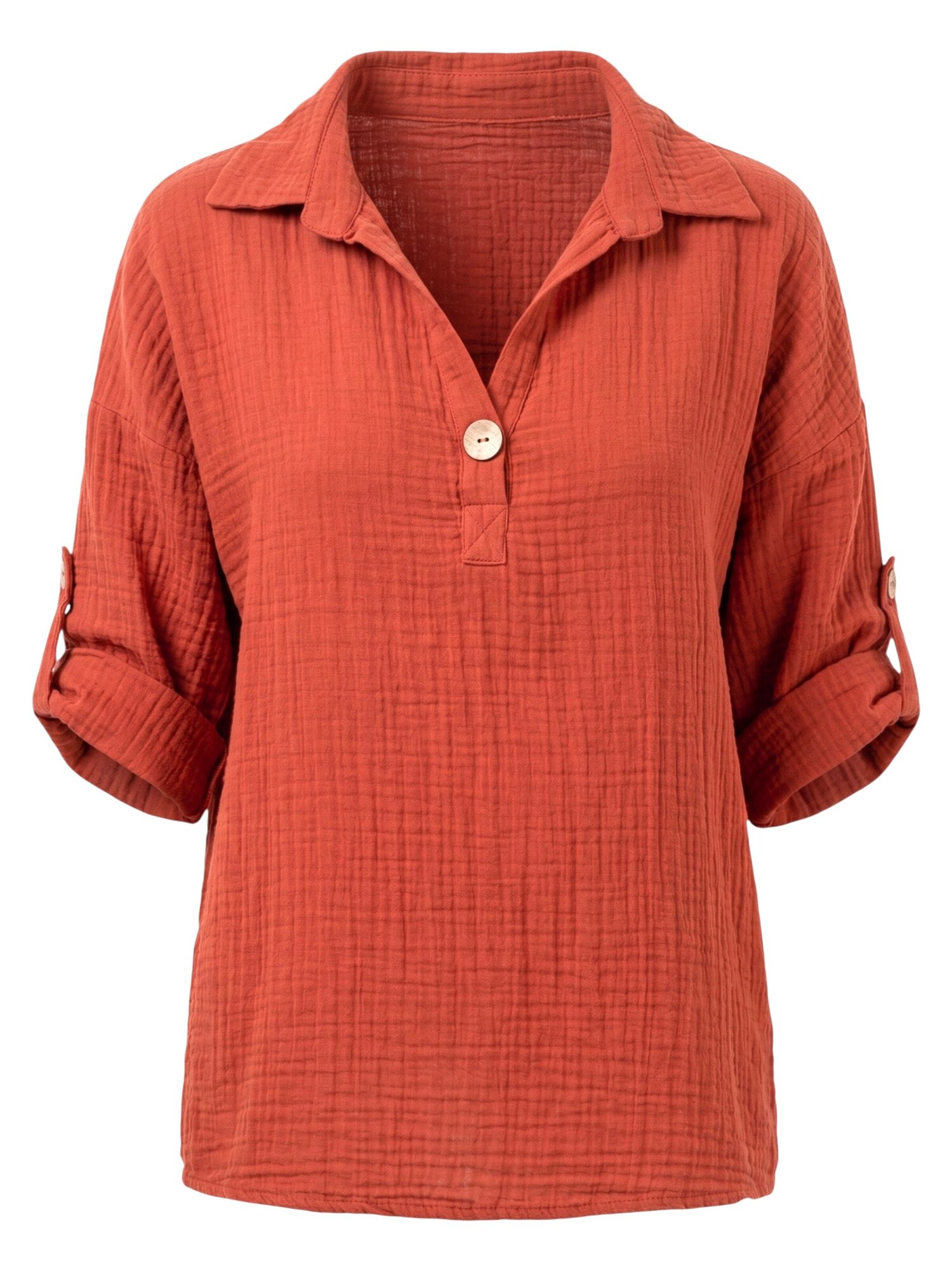 WENOR Blusa 'LINARA' rojo fuego