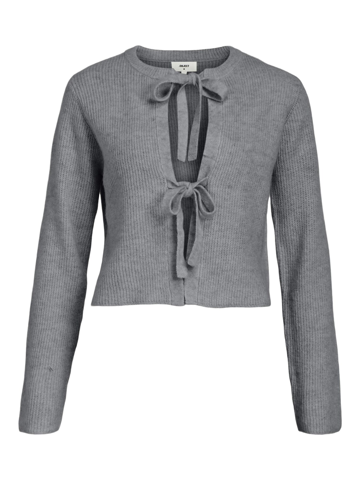 OBJECT Geacă tricotată Parvi  gri amestecat