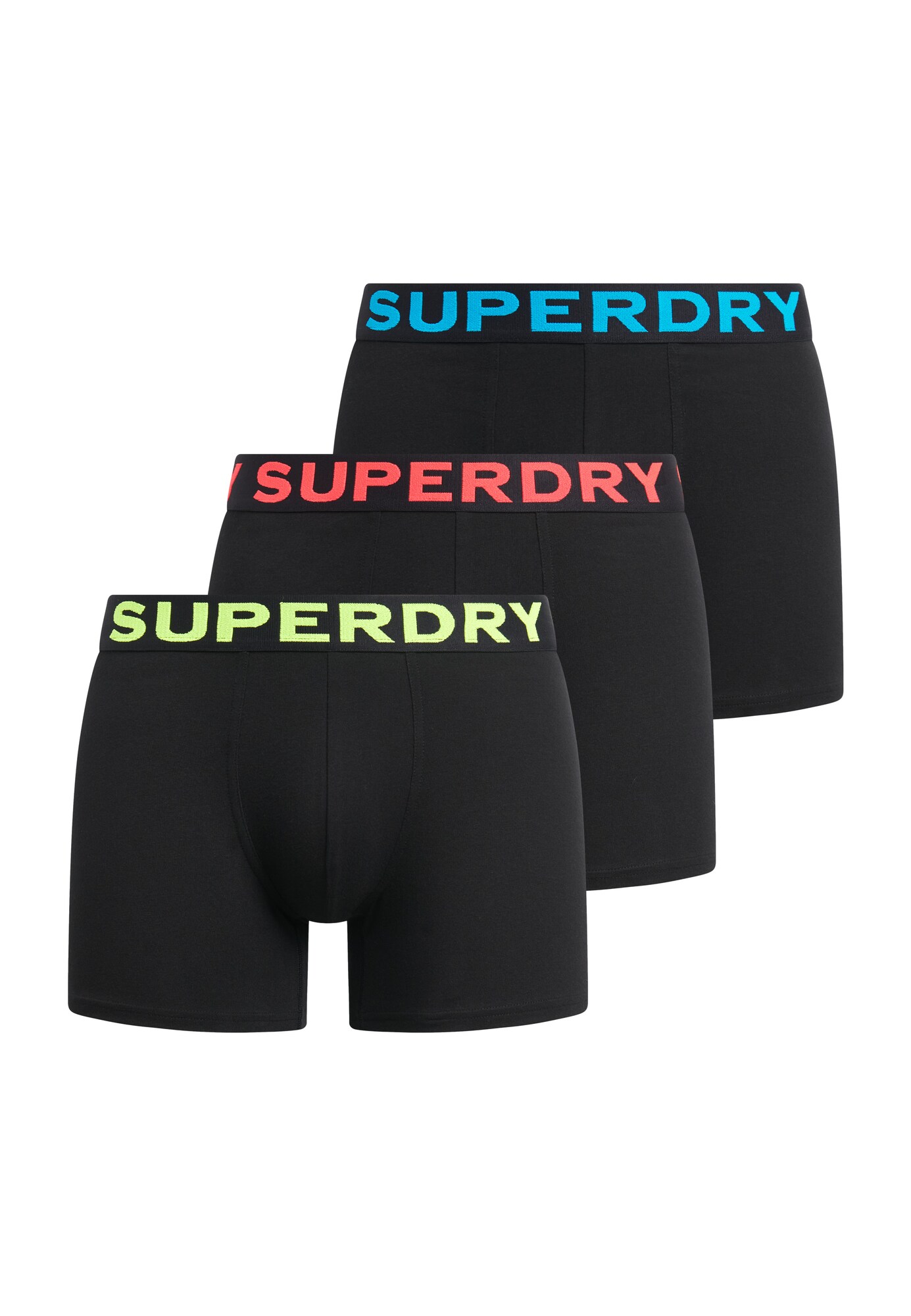 Superdry Boxeralsók  kék / sárga / piros / fekete akciós termékkép 1