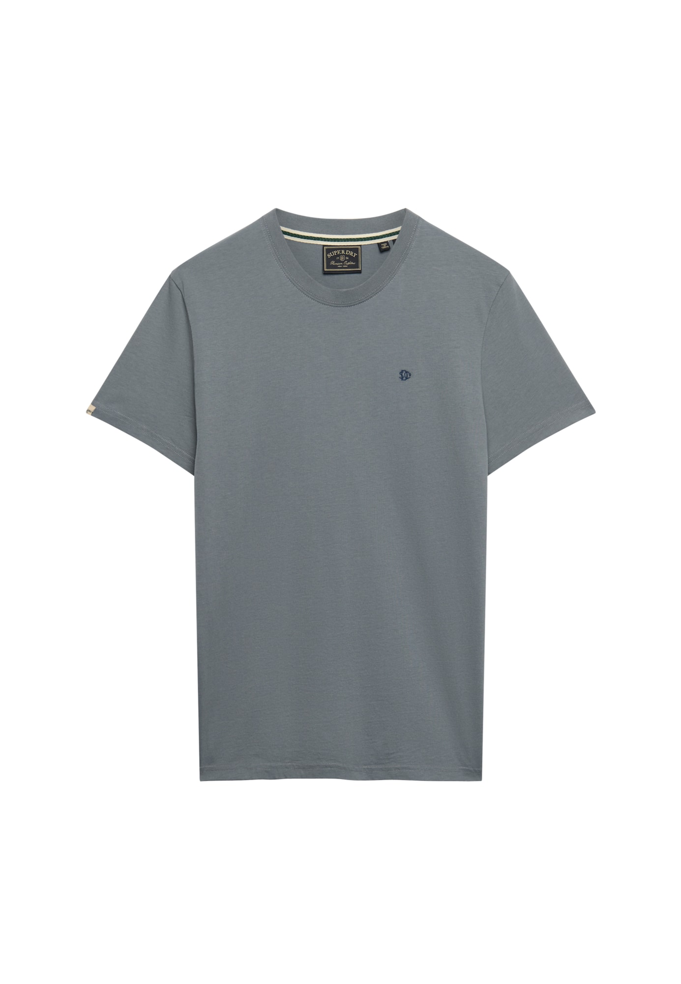 Superdry & Co Tricou Essential albastru fumuriu