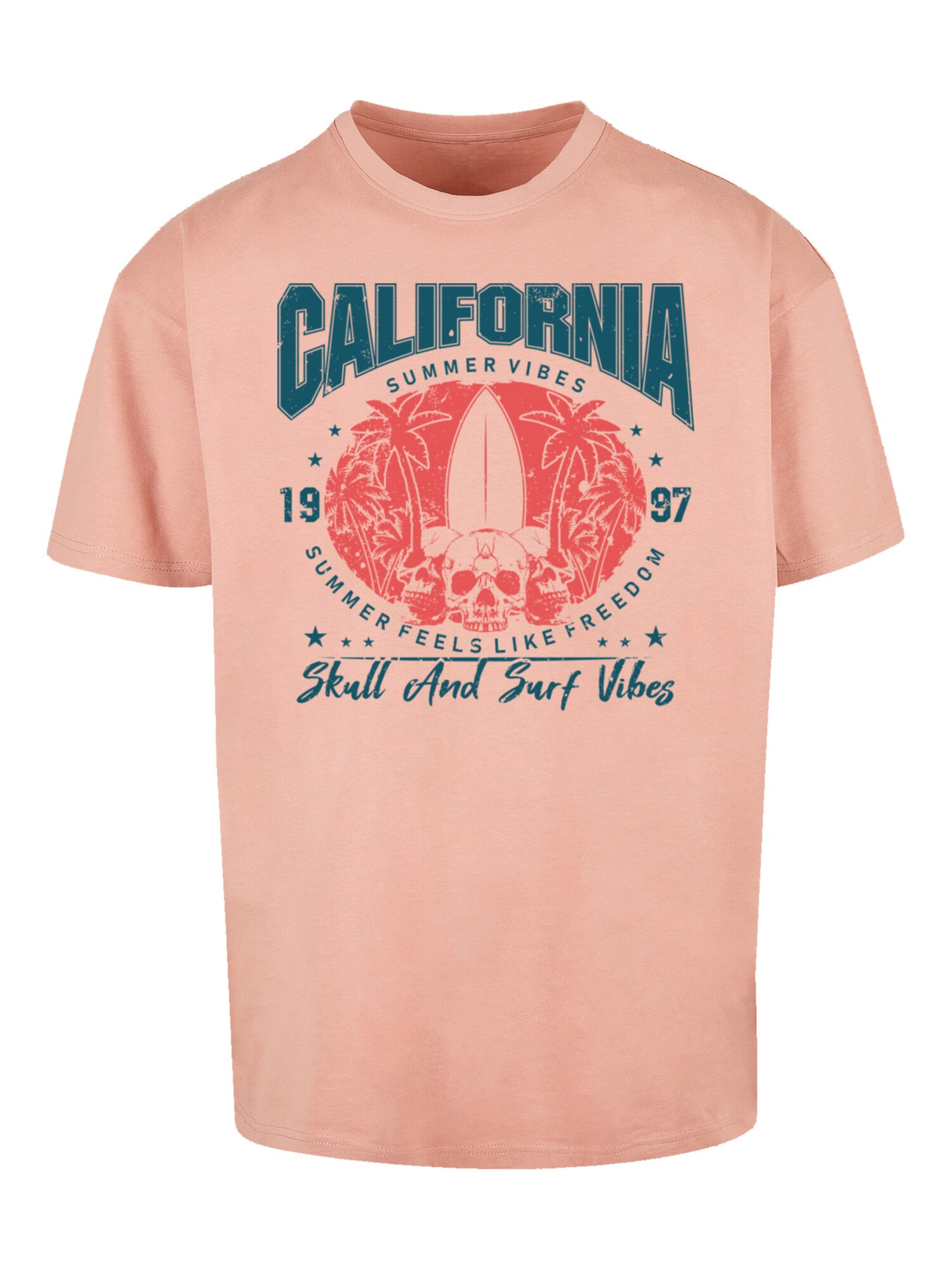 Thumbnail - F4NT4STIC T-Shirt California skull summer vibes