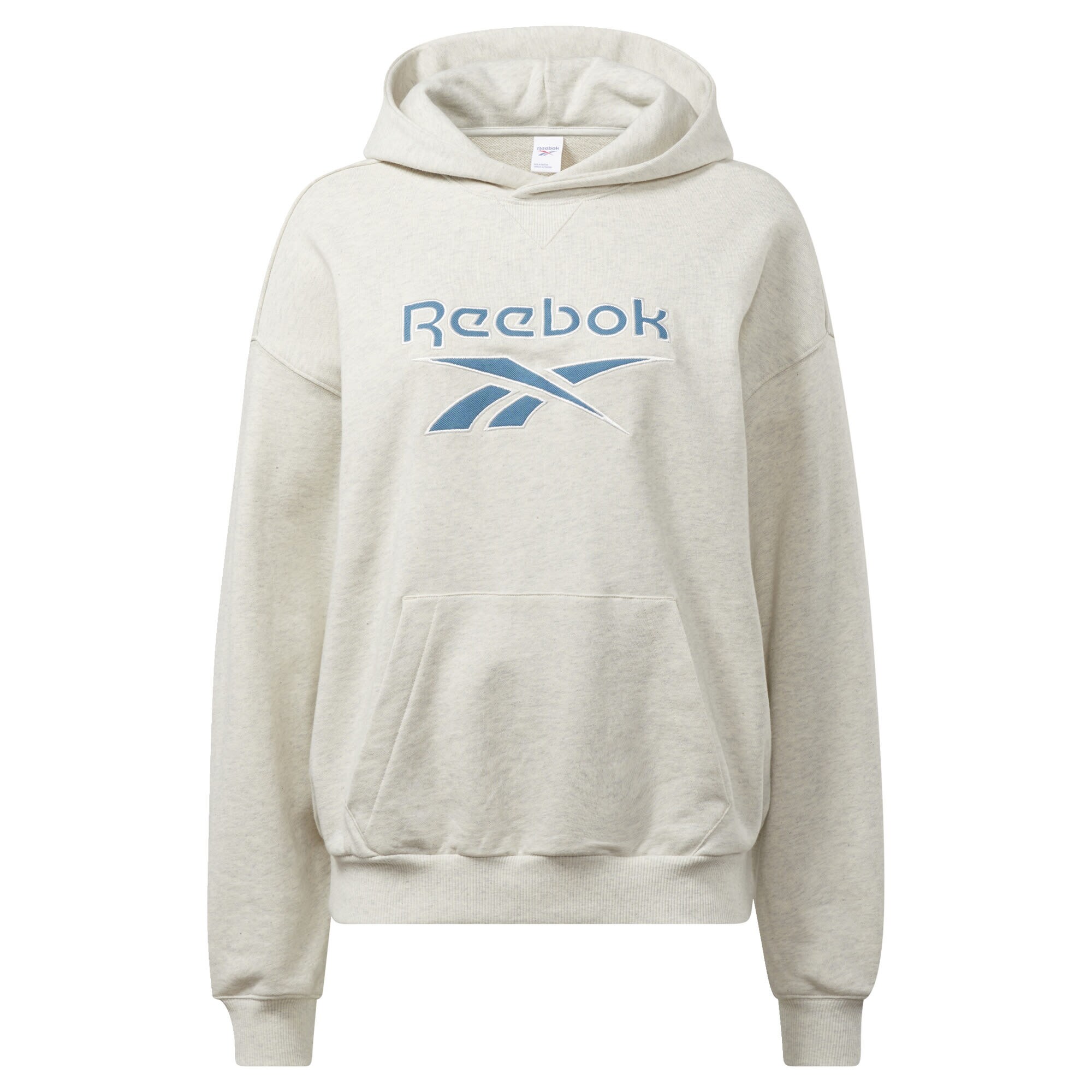 Reebok Mikina  modrá / svetlosivá / biela / biela melírovaná