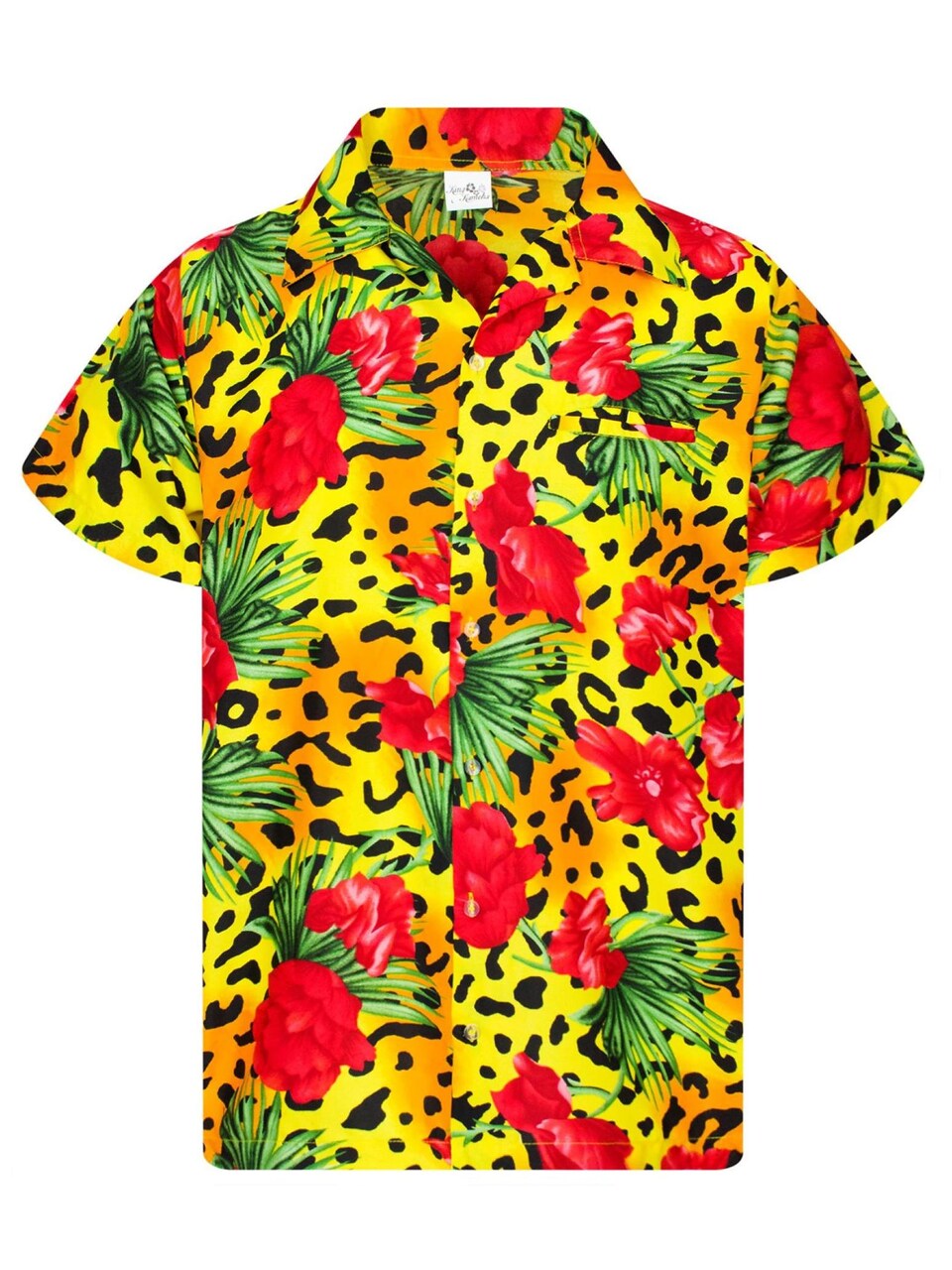 T-shirt 'Leopard Flowers'