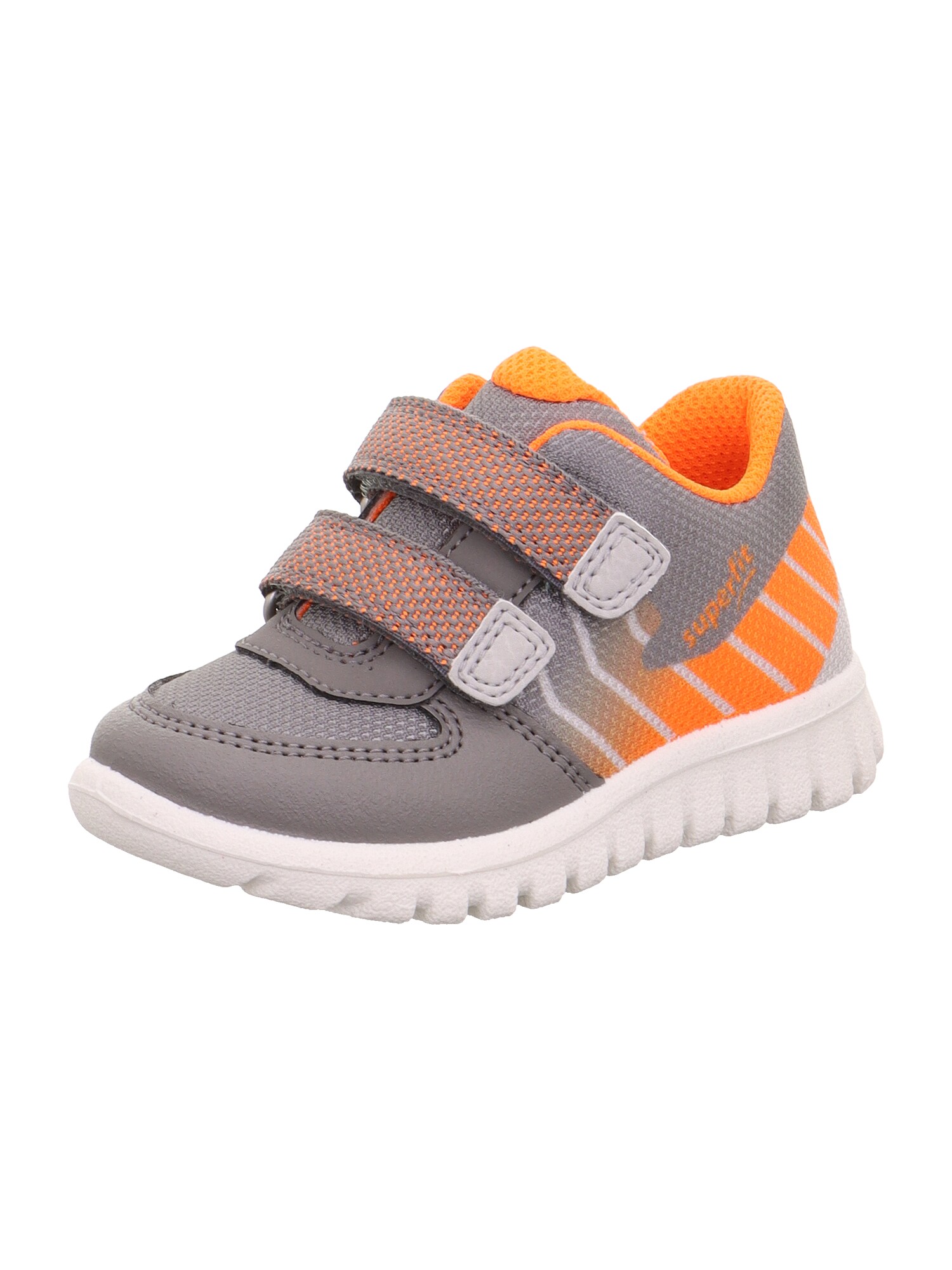 SUPERFIT Sneaker 'SPORT7 MINI'  gri / portocaliu mandarină