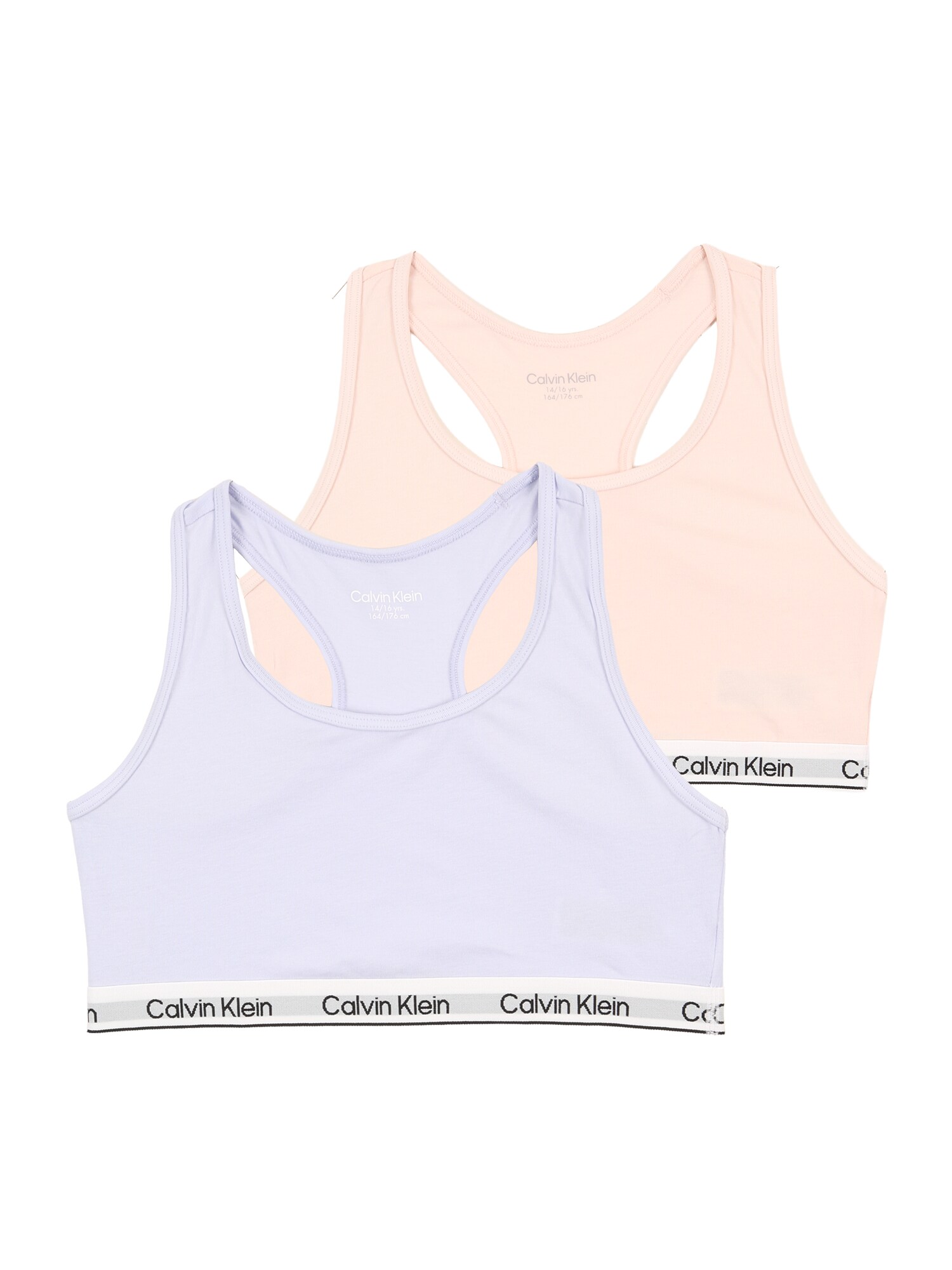 Calvin Klein Underwear Sutien  mov pastel / roz pastel / negru / alb